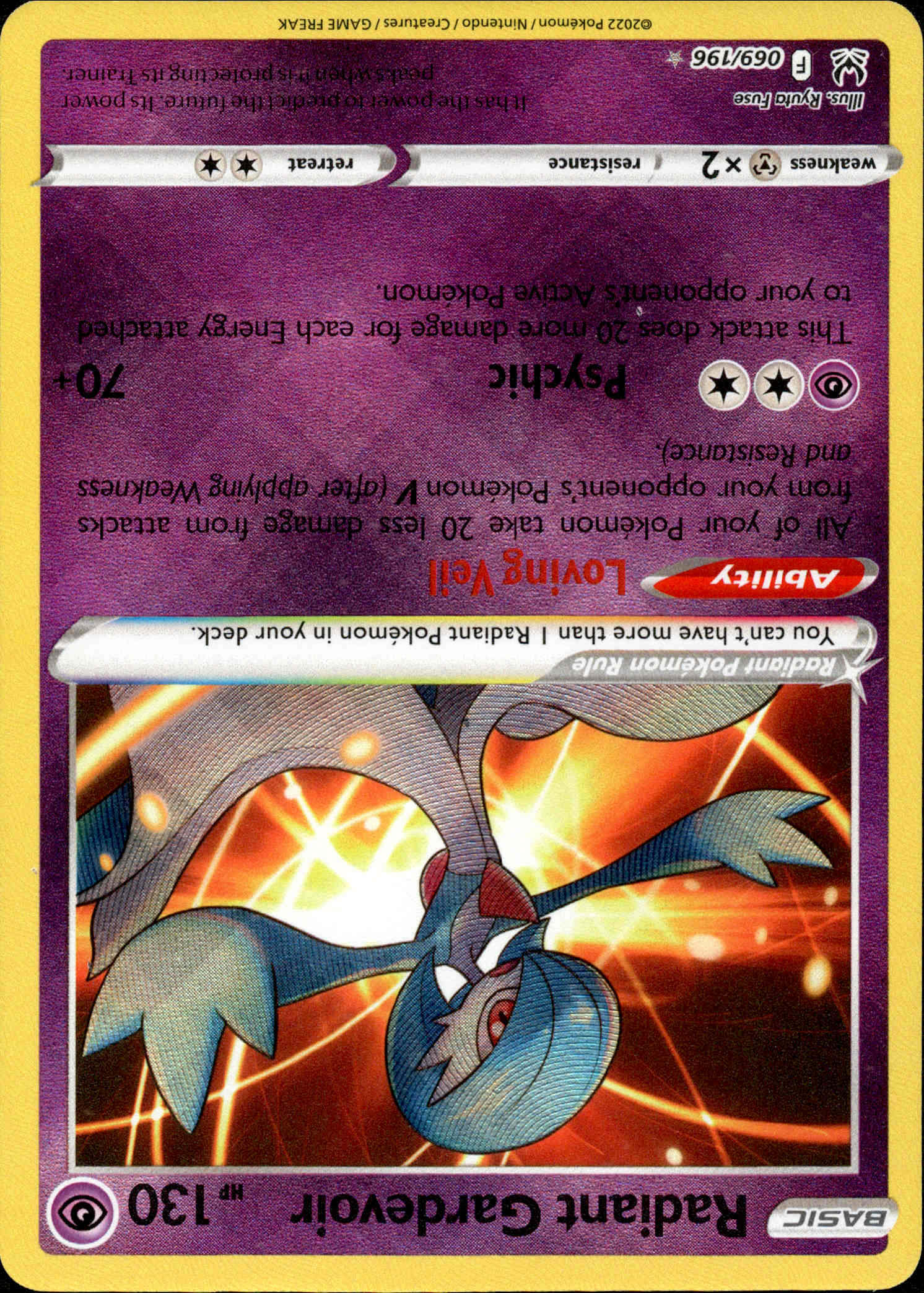Radiant Gardevoir - 069/196 - Lost Origin - Card Cavern