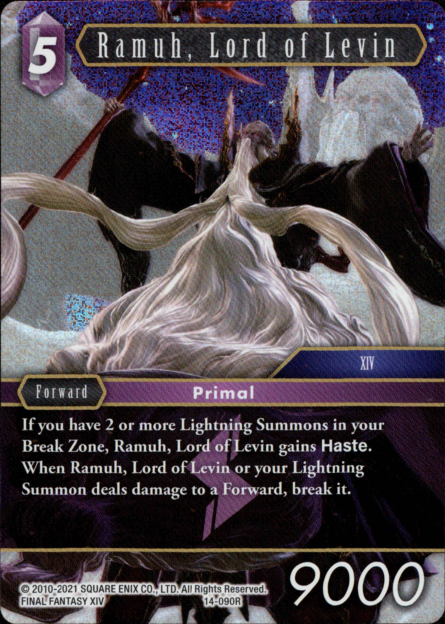 Ramuh, Lord of Levin - 14-090R - Opus XIV - Foil - Card Cavern