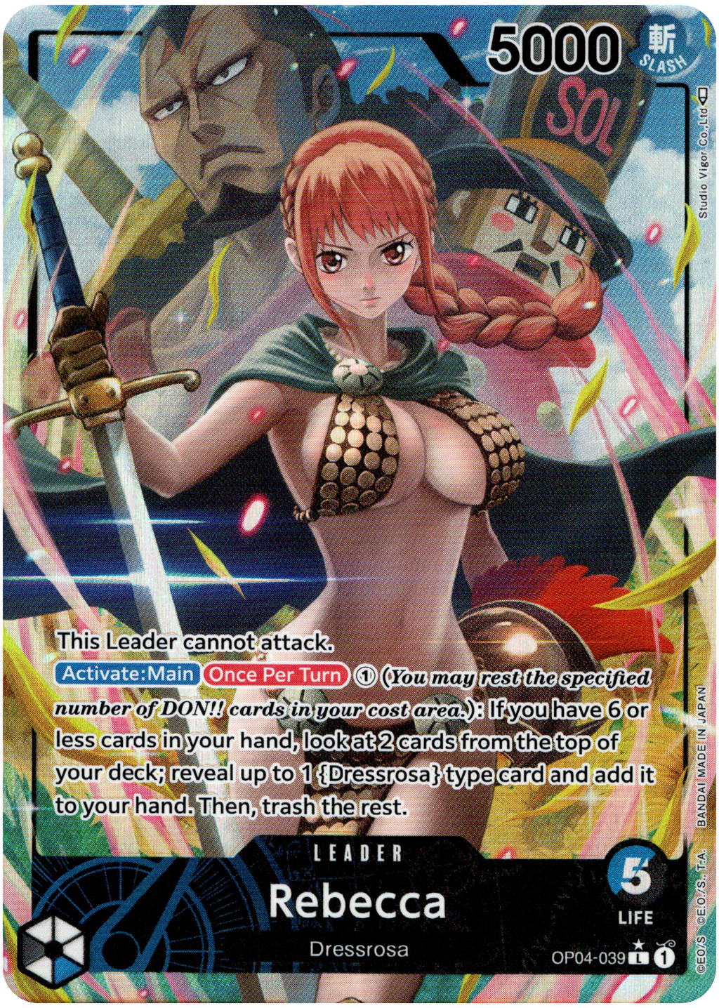 Rebecca Alternate Art - OP04-039 L - Kingdoms of Intrigue