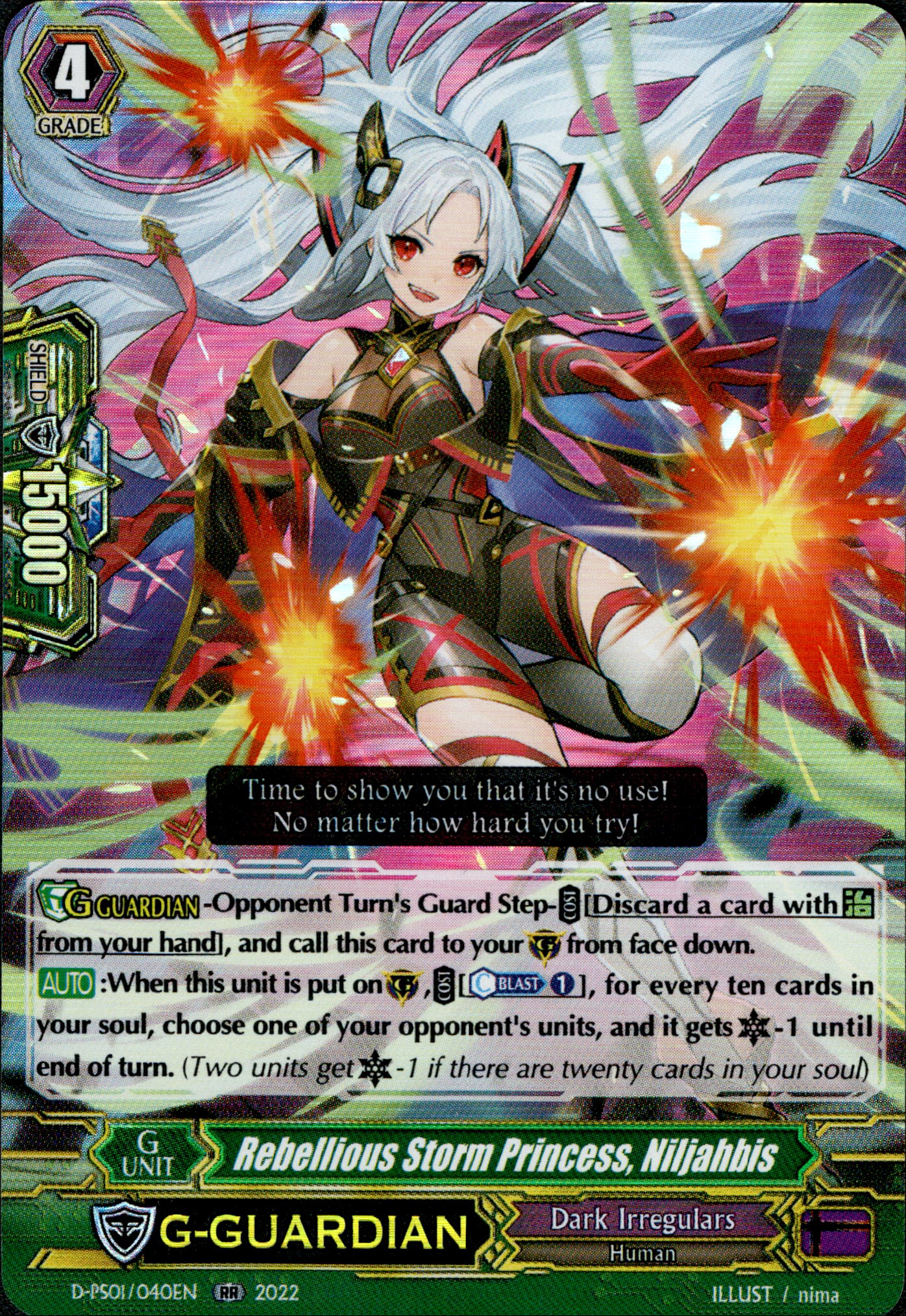 Rebellious Storm Princess, Niljahbis - D-PS01/040EN - P Clan Collection 2022 - Card Cavern
