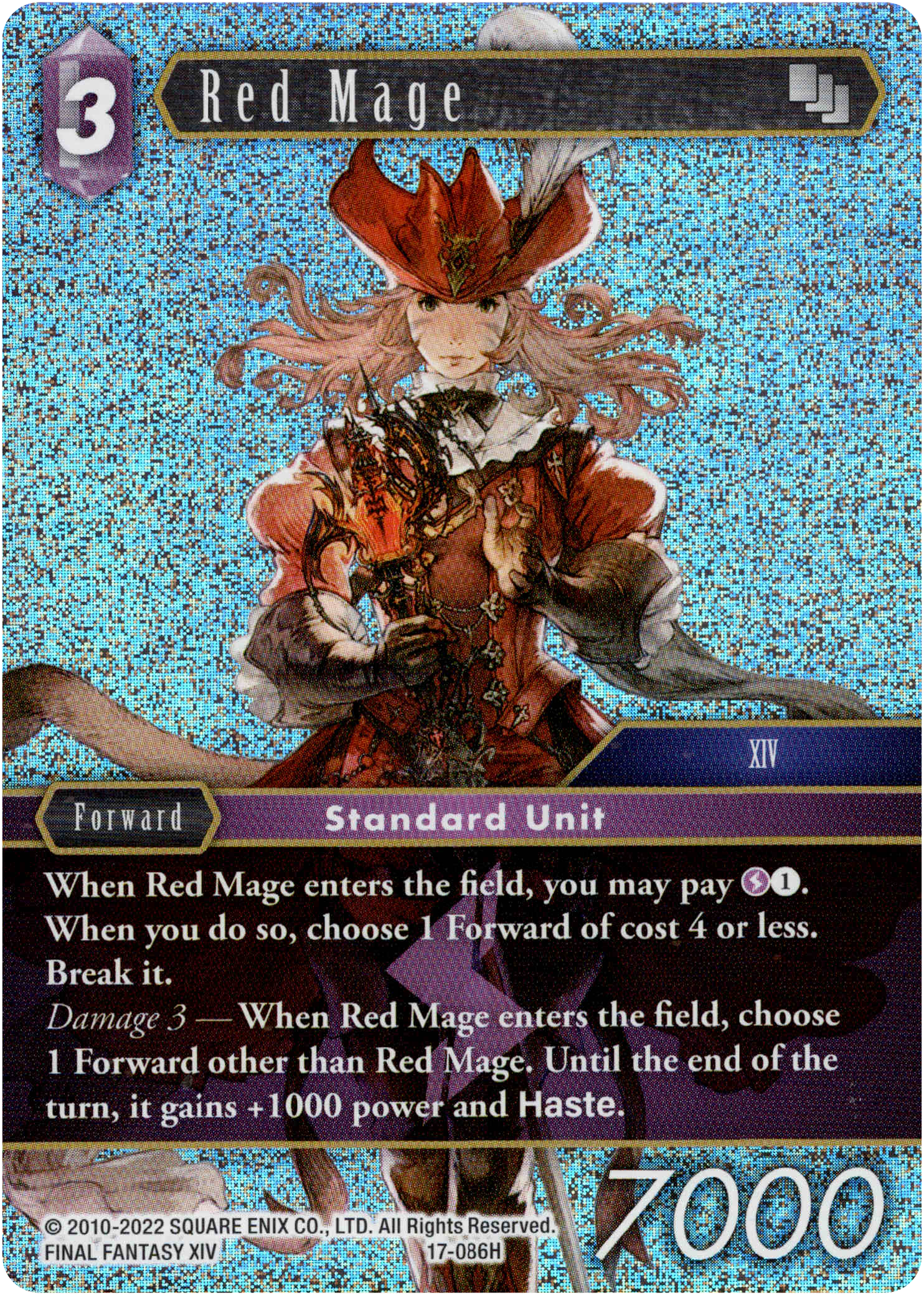Red Mage - 17-086H - Rebellion's Call - Foil - Card Cavern