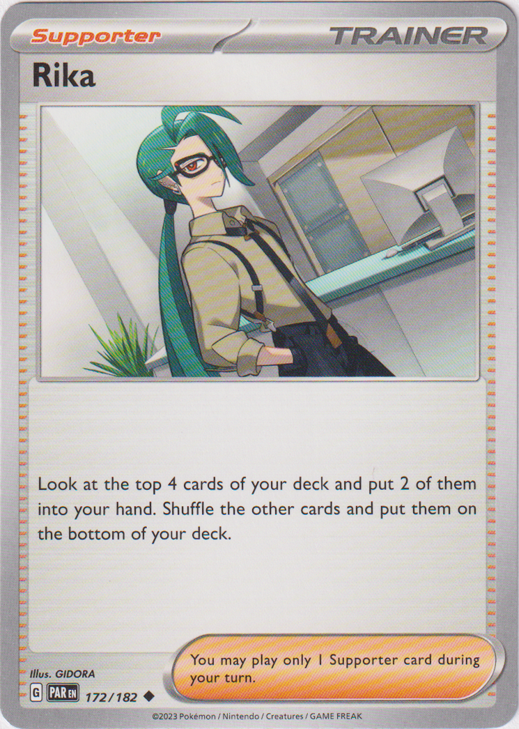 Rika - 172/182 - Paradox Rift – Card Cavern Trading Cards, LLC
