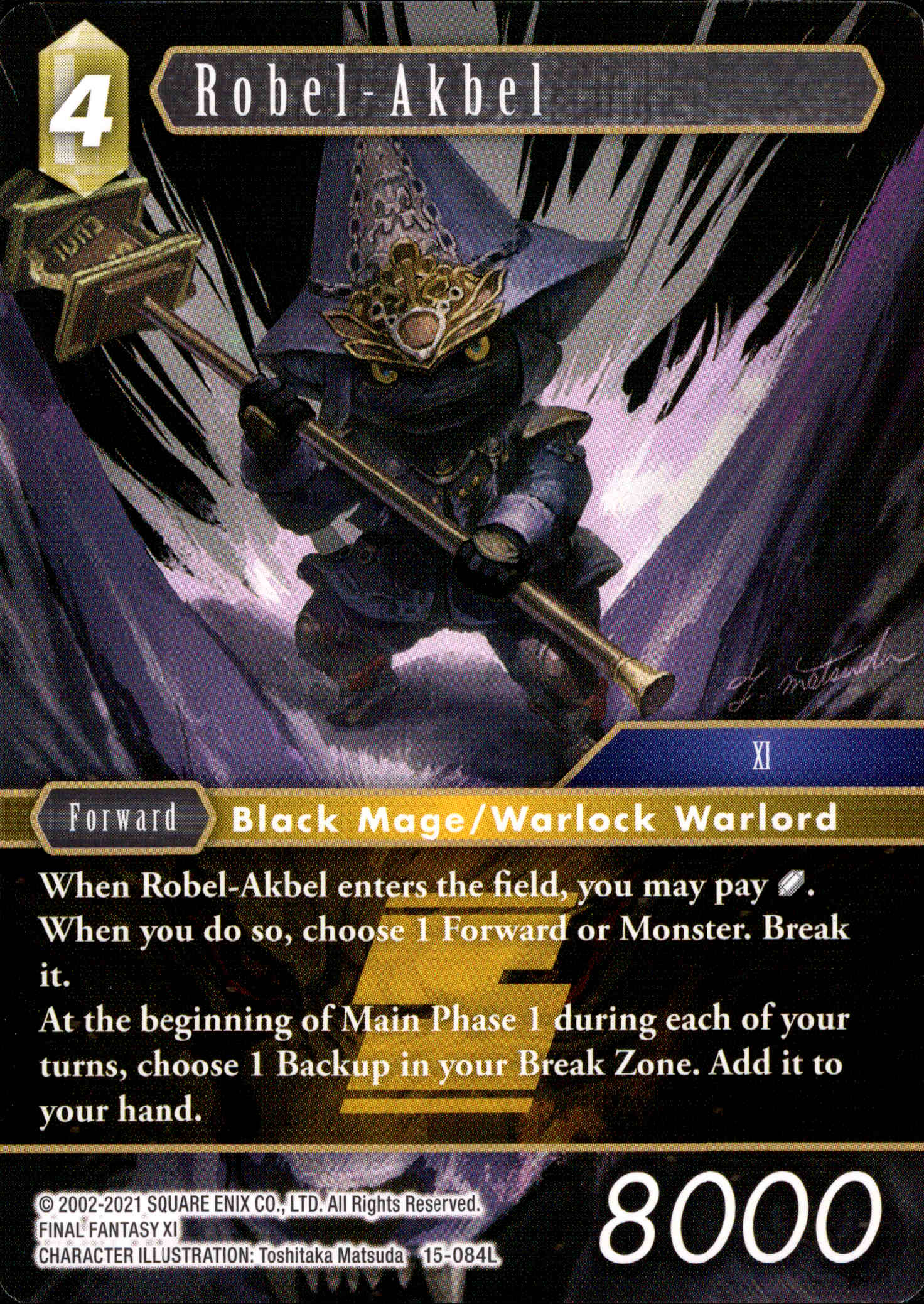 Robel-Akbel - 15-084L - Crystal Dominion - Card Cavern