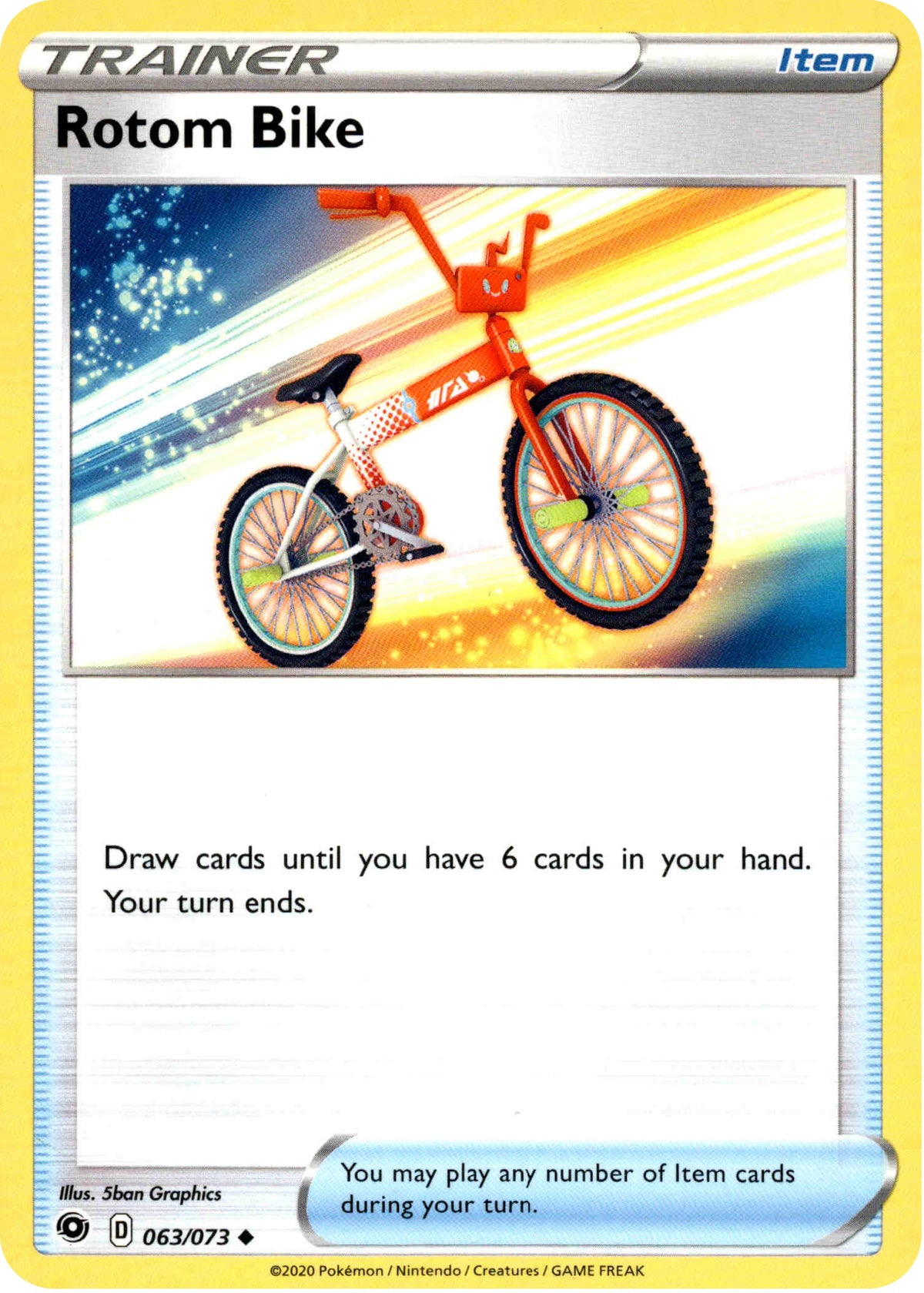 Rotom Bike - 63/73 - Champion's Path - Card Cavern
