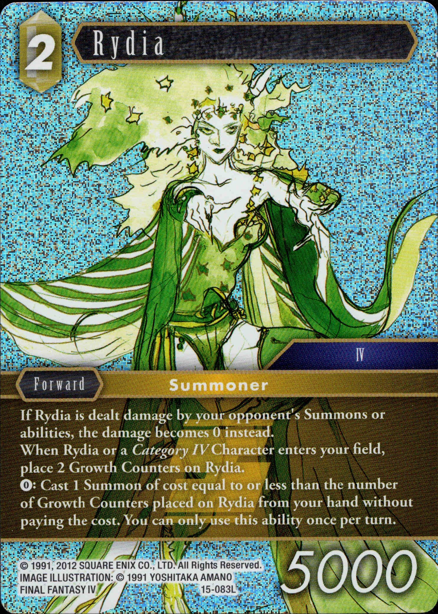 Rydia - 15-083L - Crystal Dominion - Foil - Card Cavern