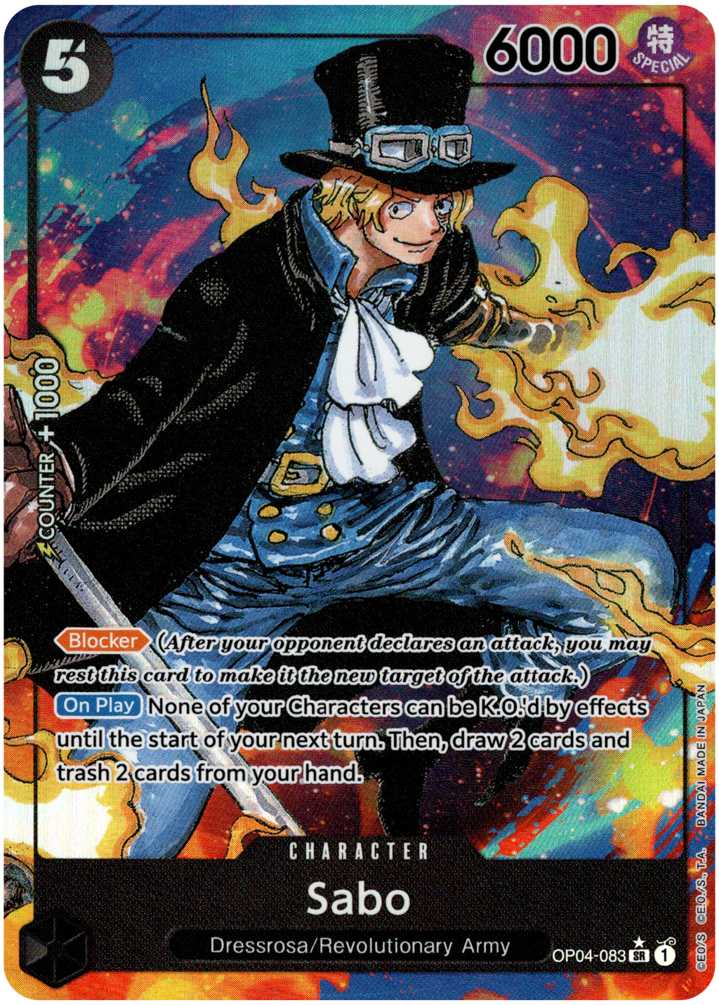 ※SABO Sabo-Alternate-Art-OP04-083-SR