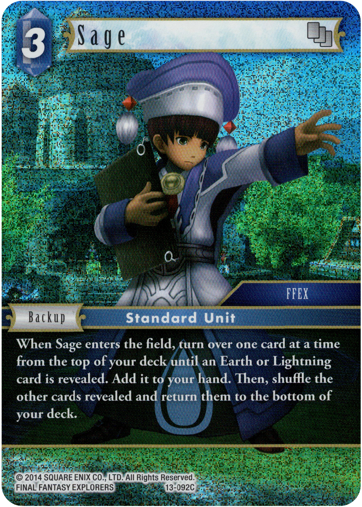 Sage - 13-092C - Opus XIII - Foil - Card Cavern