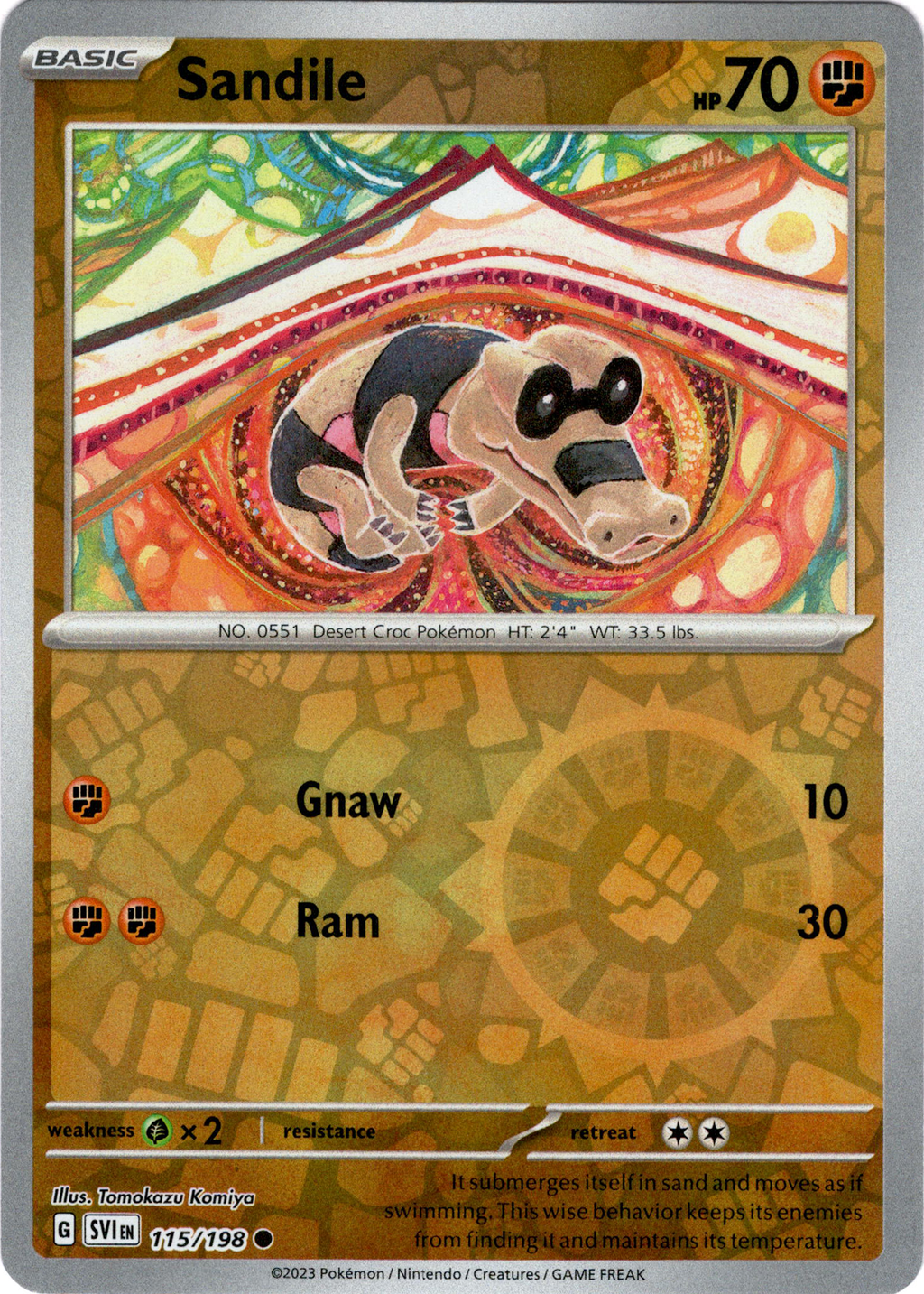 Sandile - 115/198 - Scarlet & Violet