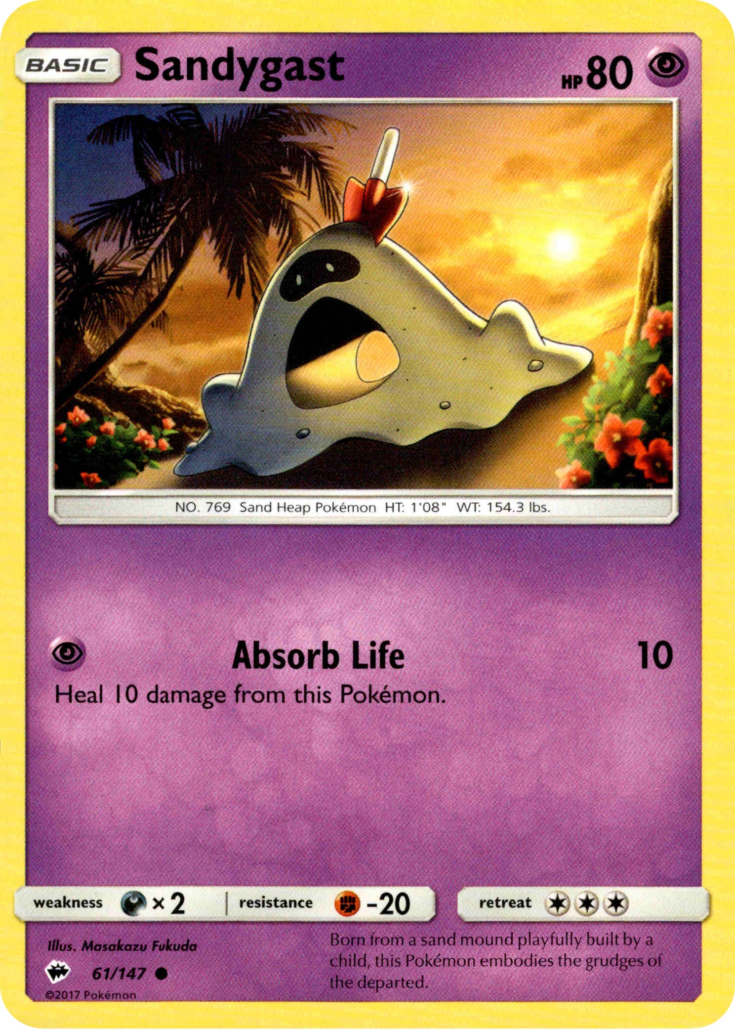 Sandygast - 61/147 - Burning Shadows - Card Cavern