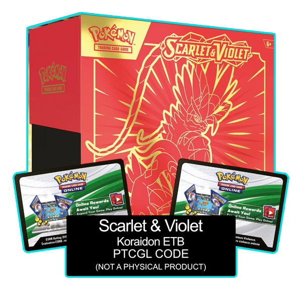 Scarlet & Violet ETB - Koraidon - PTCGL Code - Card Cavern