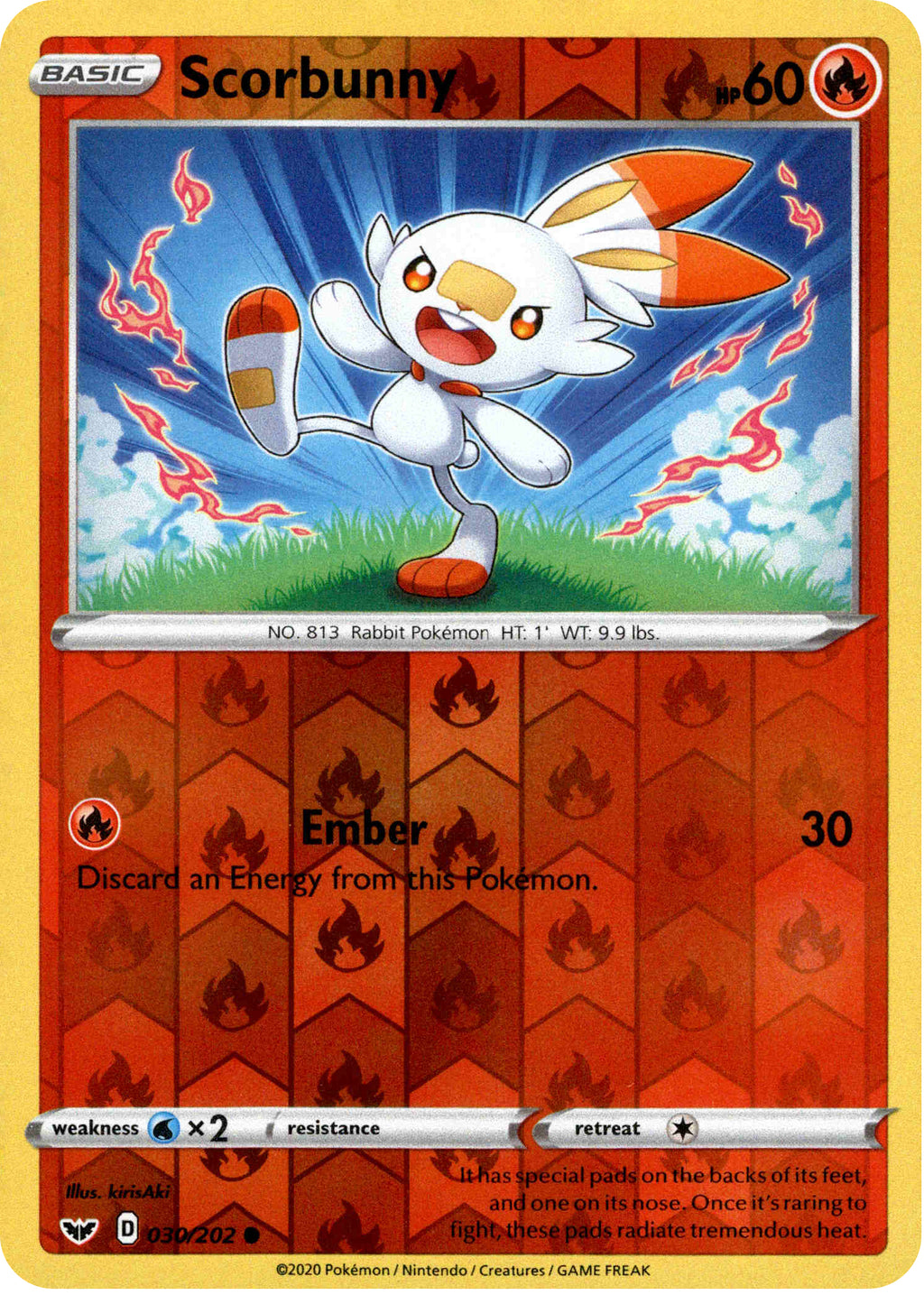 Scorbunny - 30/202 - Sword & Shield