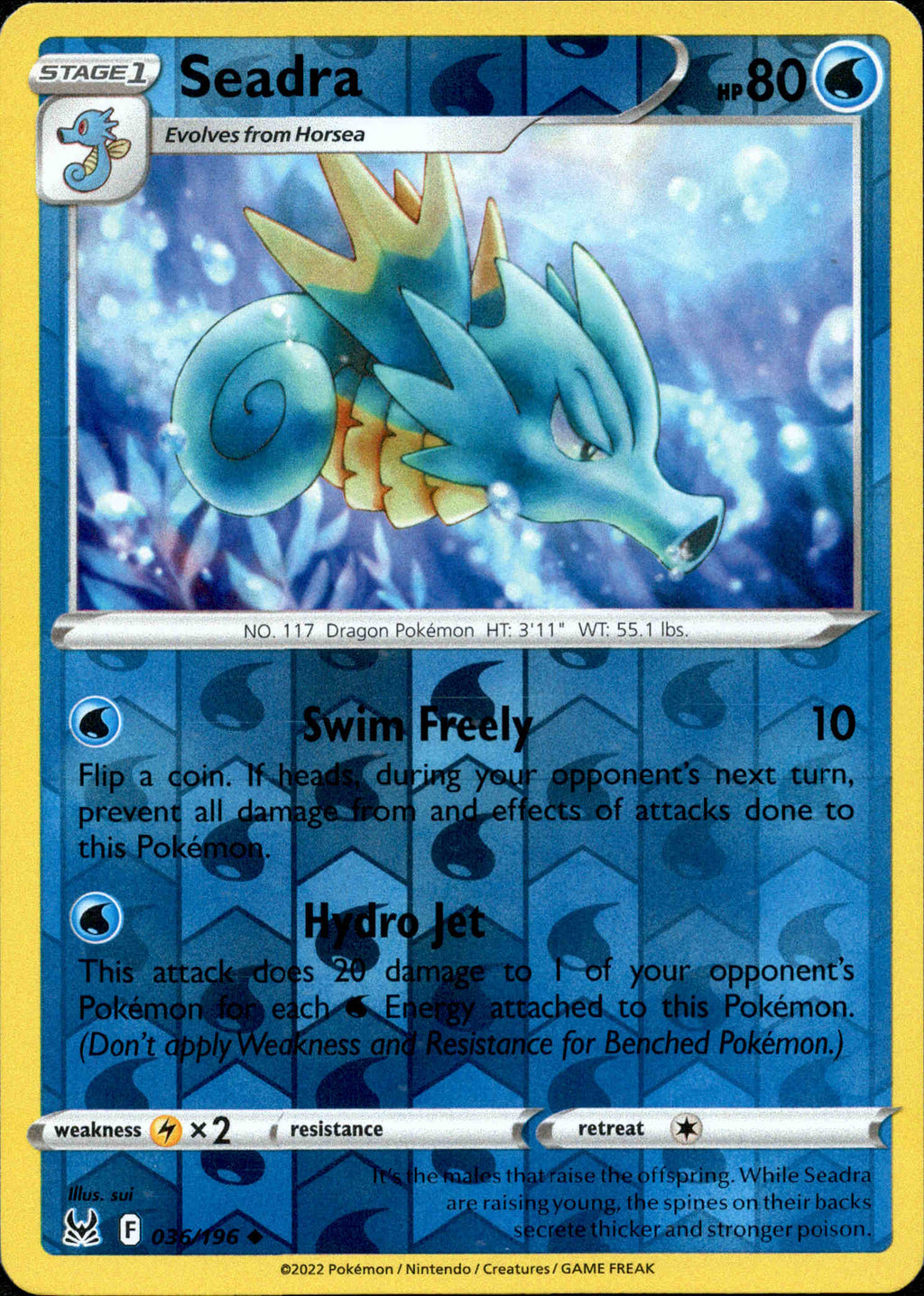 Seadra - 036/196 - Lost Origin