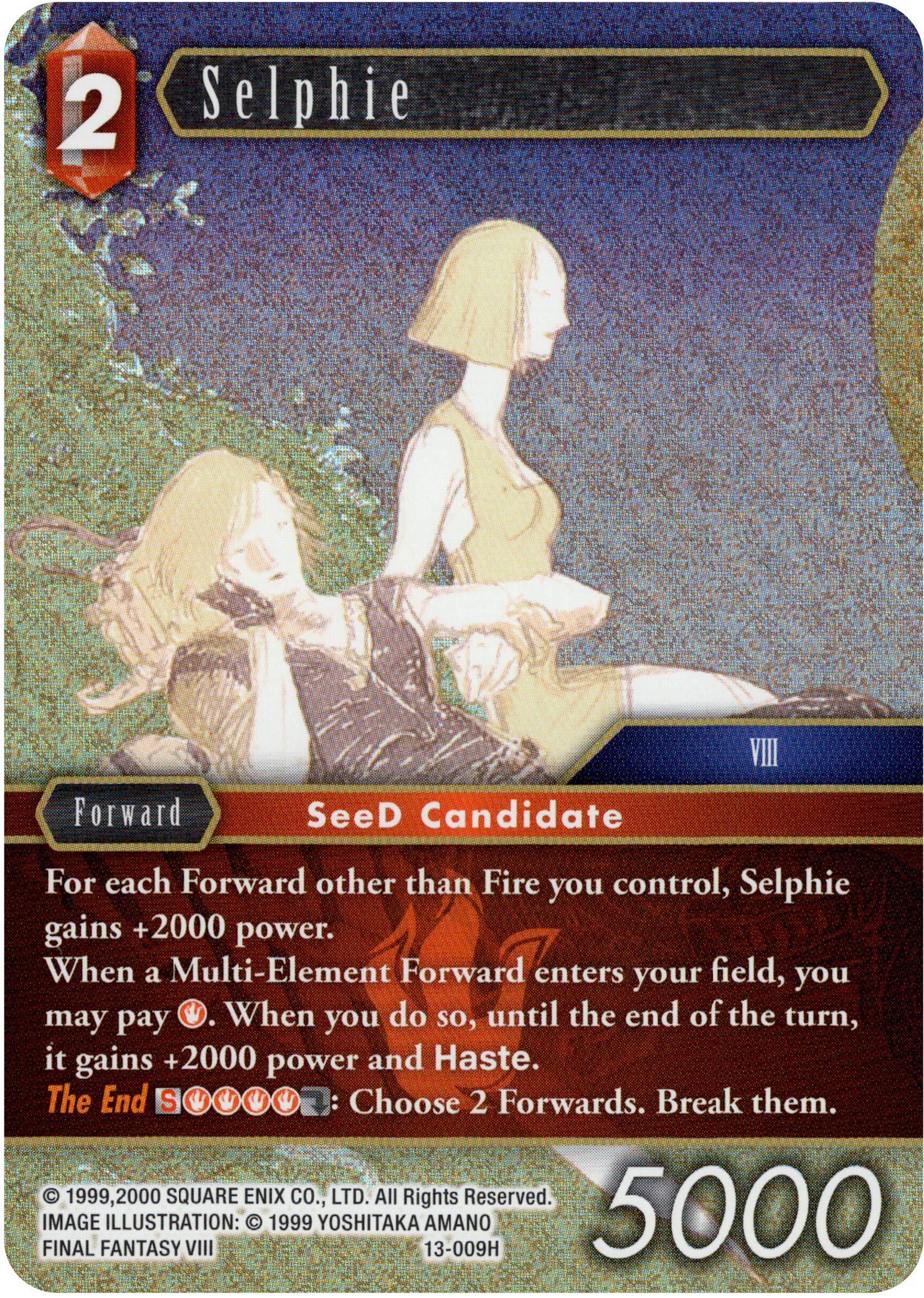Selphie - 13-009H - Opus XIII - Foil - Card Cavern