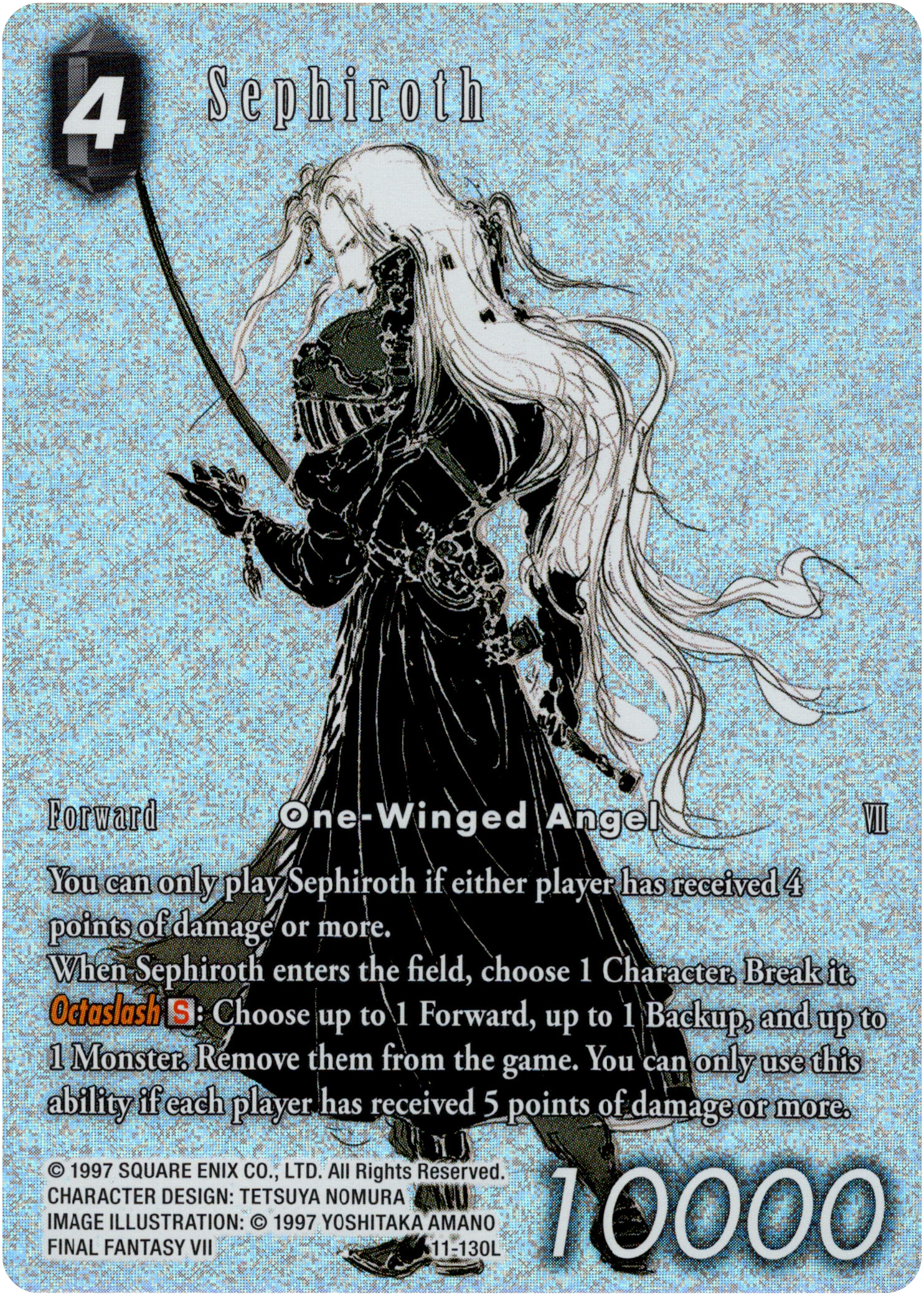 Sephiroth Full Art Reprint - 11-130L - Resurgence of Power - Foil - Card Cavern