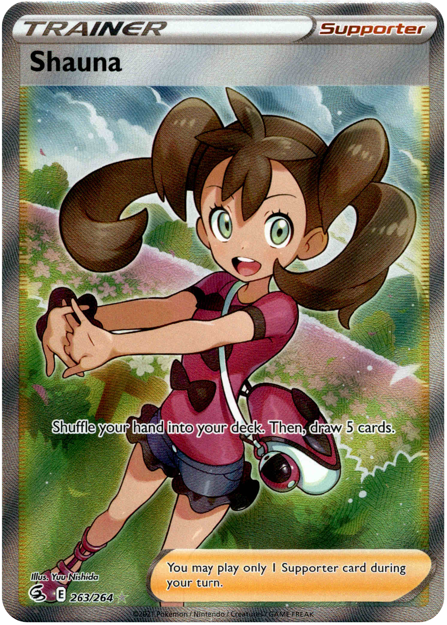 Shauna Full Art - 263/264 - Fusion Strike - Holo - Card Cavern
