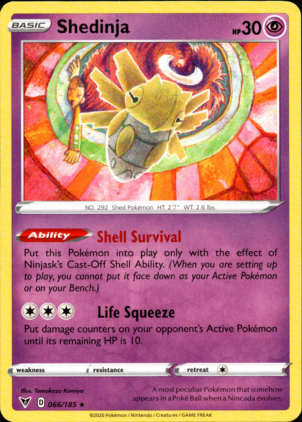 Shedinja - 066/185 - Vivid Voltage – Card Cavern Trading Cards, LLC