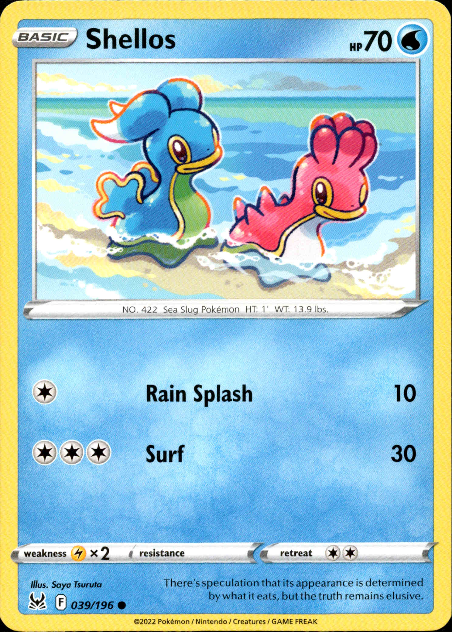 Shellos - 039/196 - Lost Origin - Card Cavern