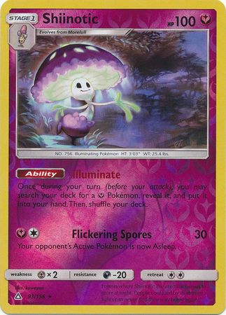 Shiinotic - 93/156 - Ultra Prism - Reverse Holo - Card Cavern
