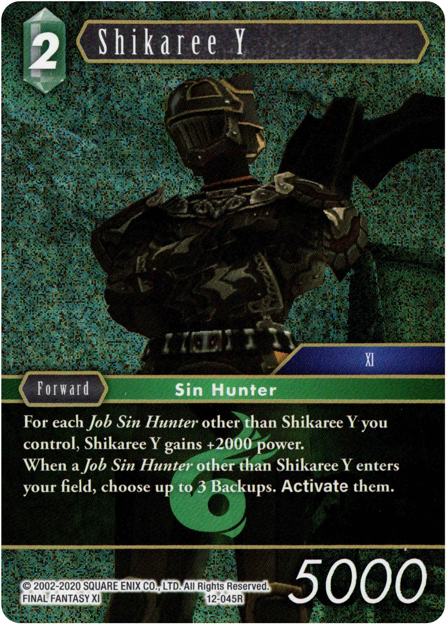 Shikaree Y - 12-045R - Opus XII - Foil - Card Cavern