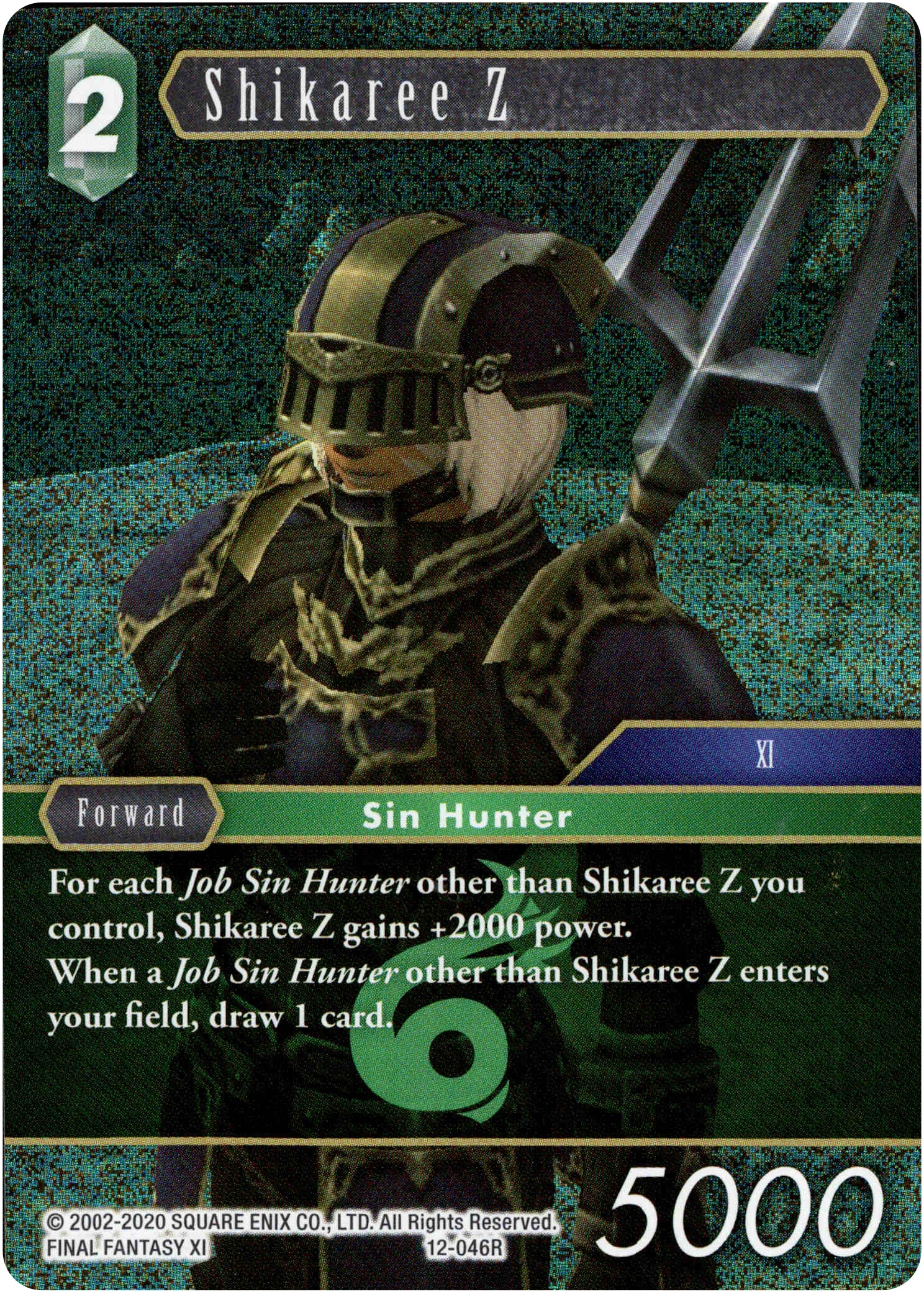 Shikaree Z - 12-046R - Opus XII - Foil - Card Cavern