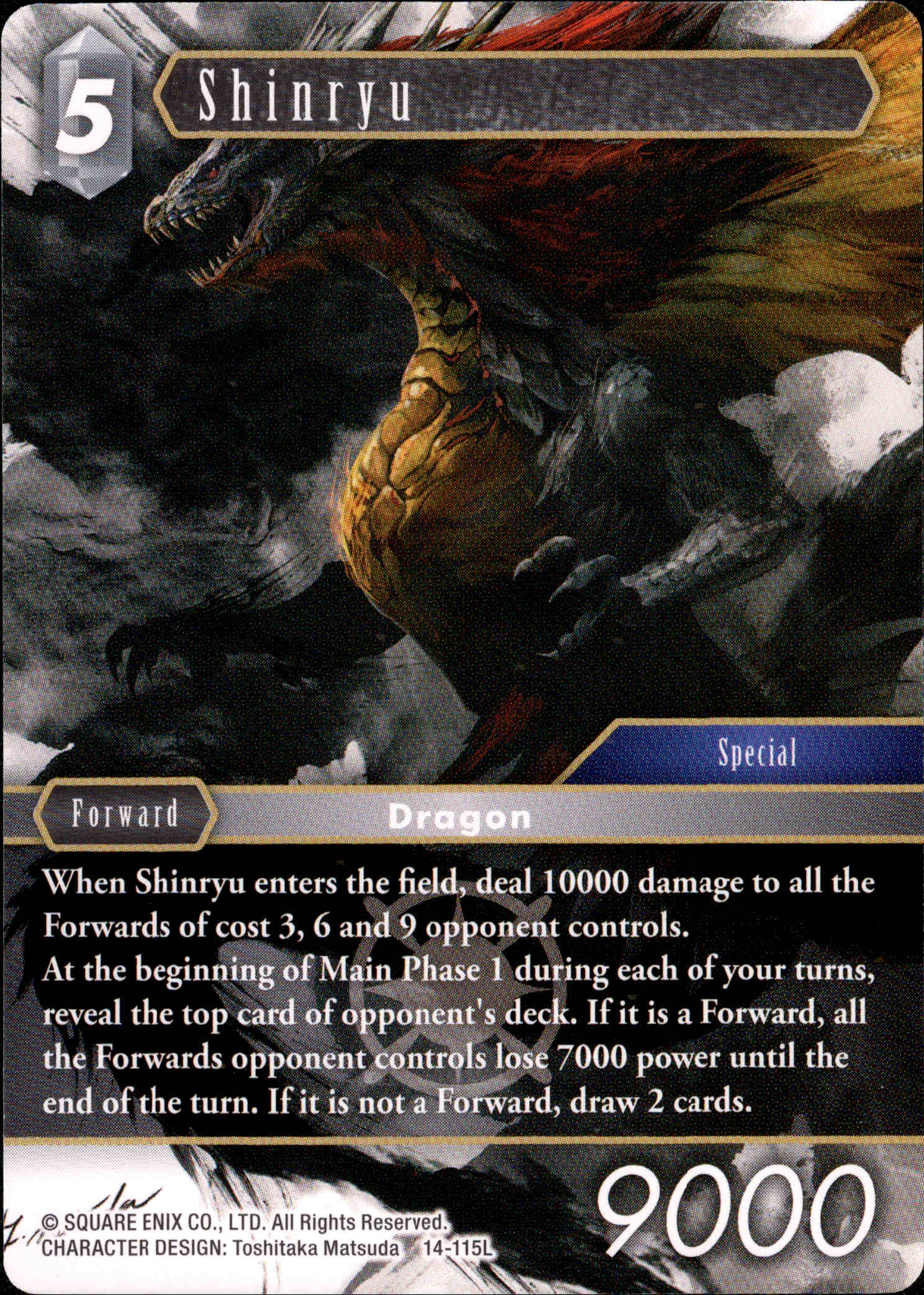 Shinryu - 14-115L - Opus XIV - Card Cavern