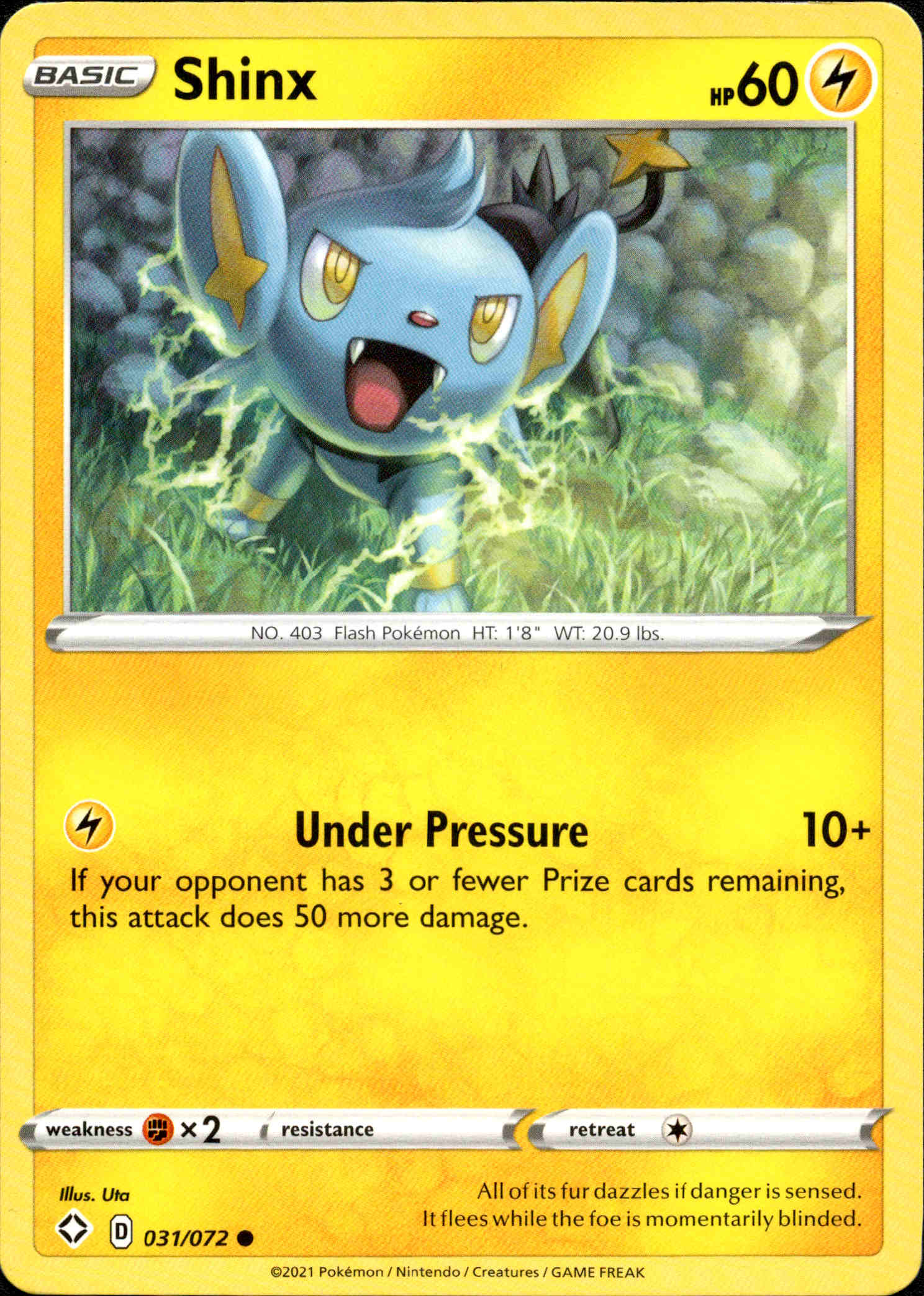 Shinx - 031/072 - Shining Fates - Card Cavern