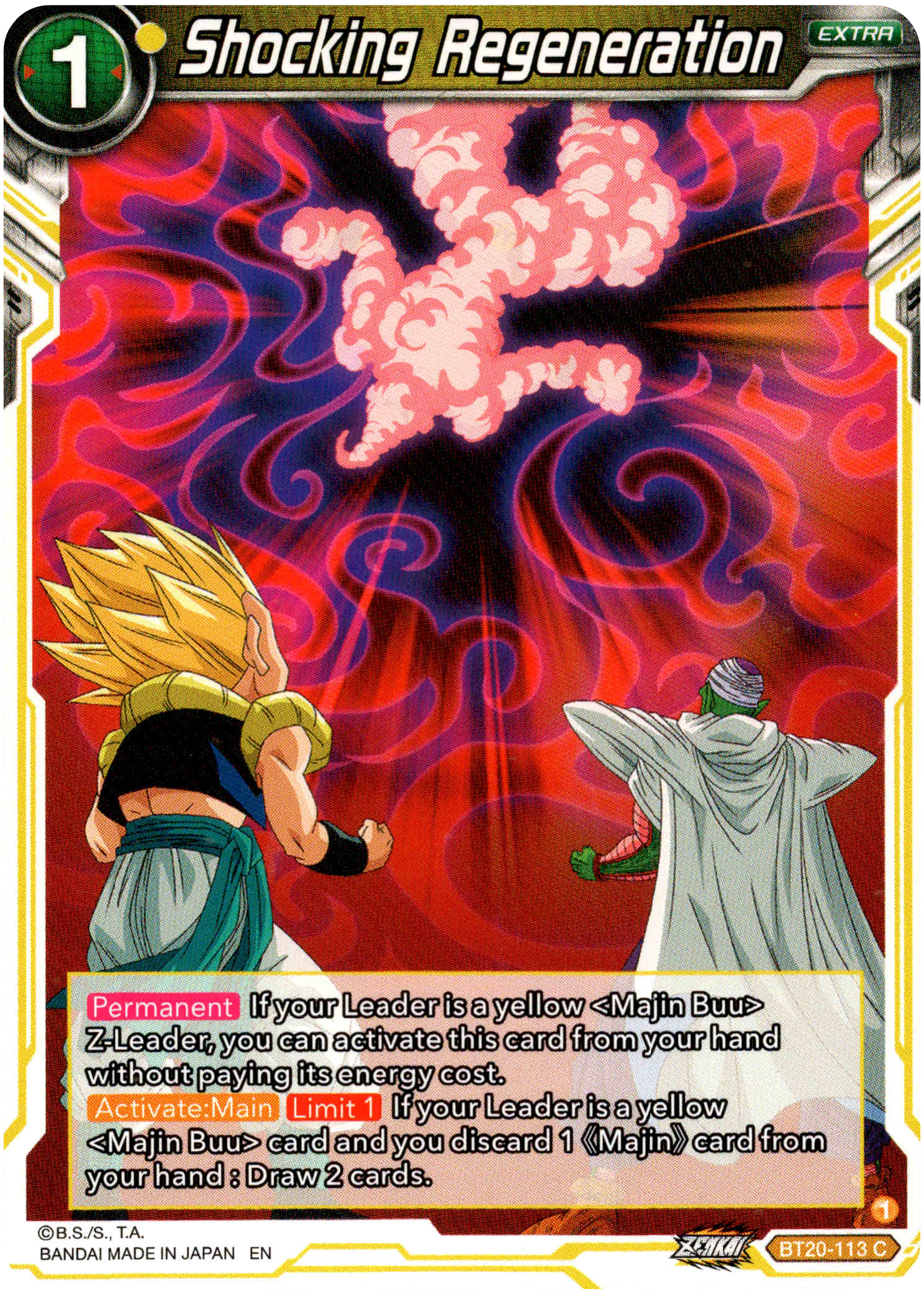 Shocking Regeneration - BT20-113 C - Power Absorbed - Card Cavern