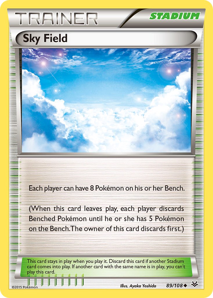 Sky Field - 89/108 - Roaring Skies - Card Cavern