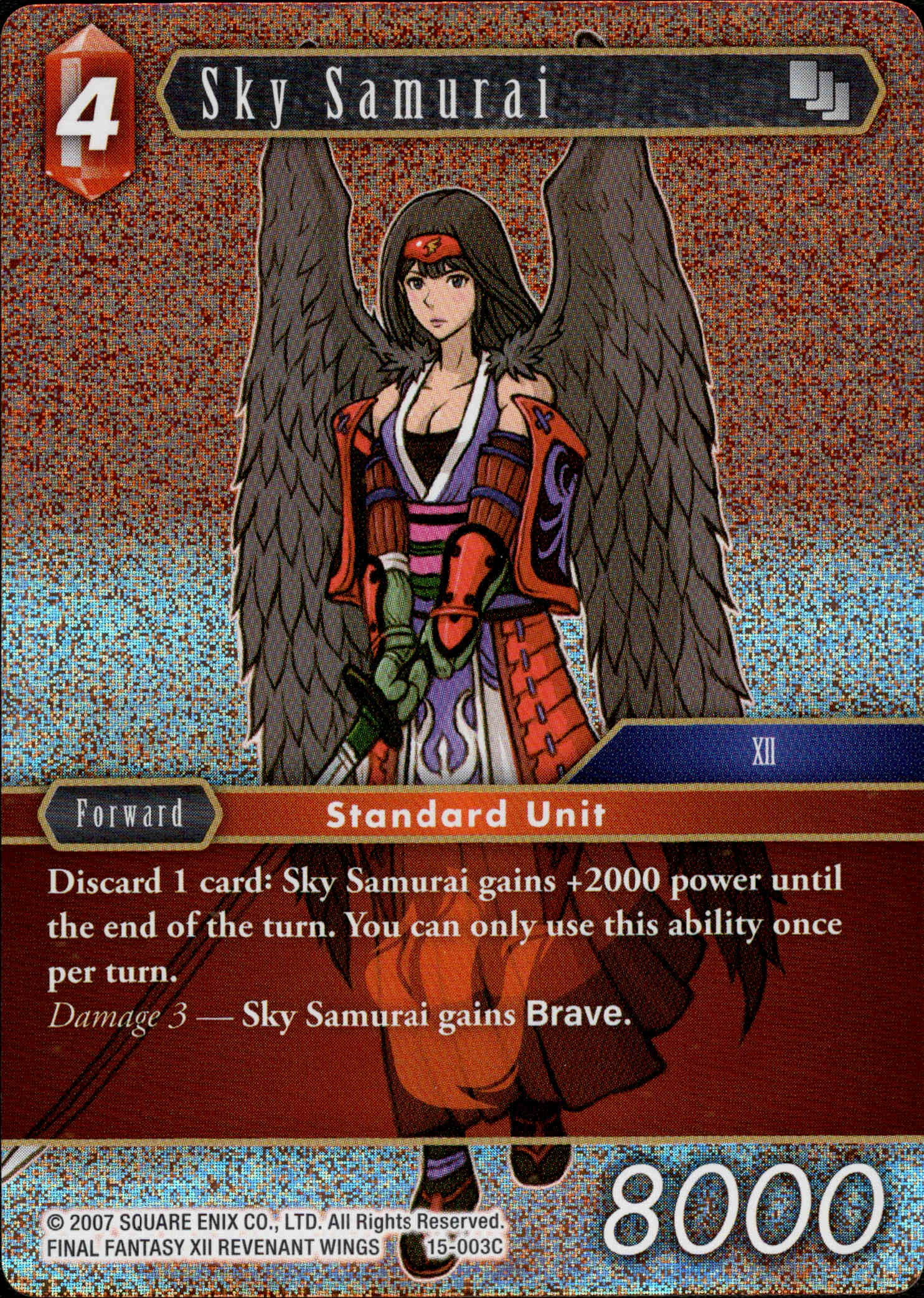Sky Samurai - 15-003C - Crystal Dominion - Foil - Card Cavern