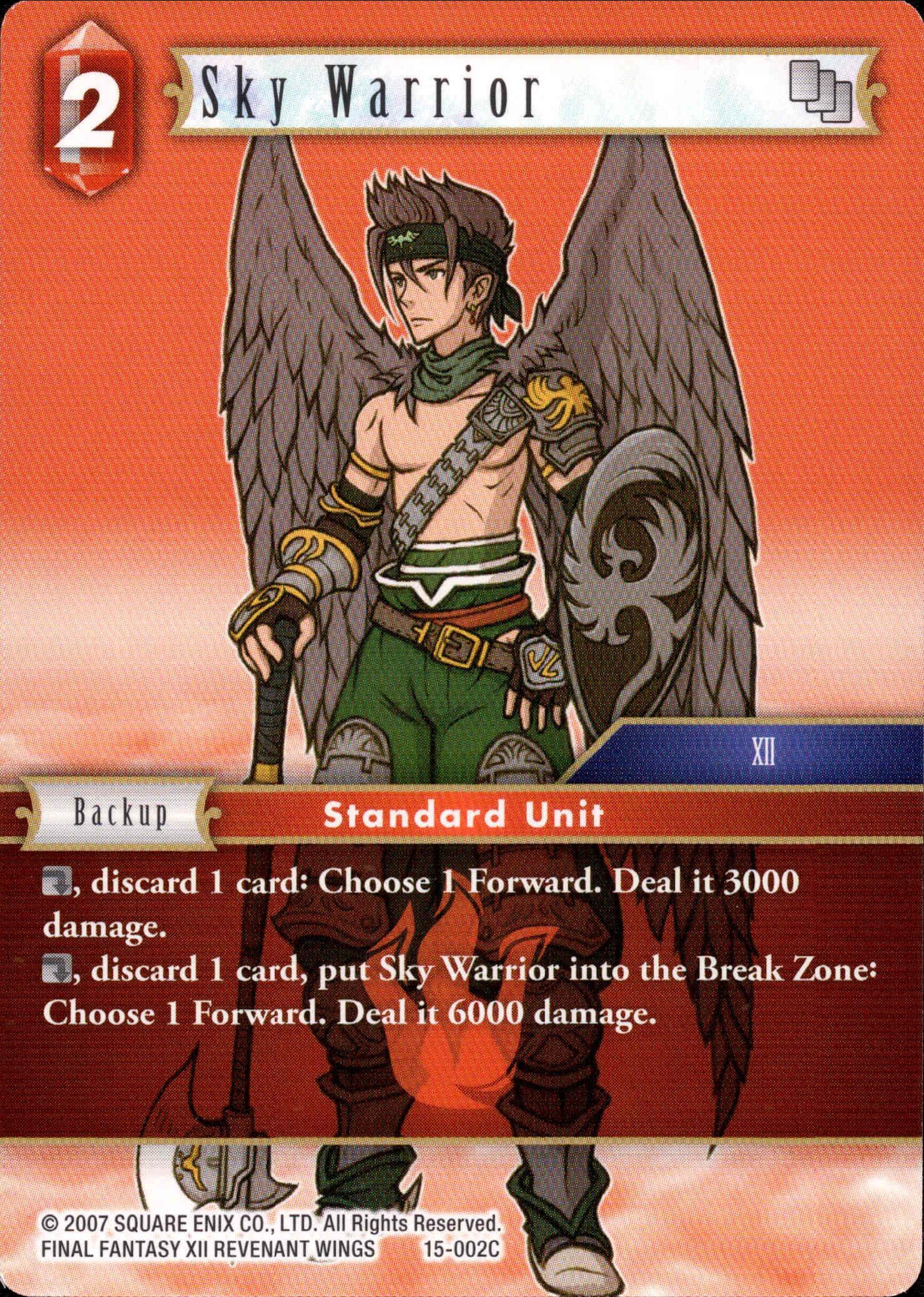 Sky Warrior - 15-002C - Crystal Dominion - Card Cavern