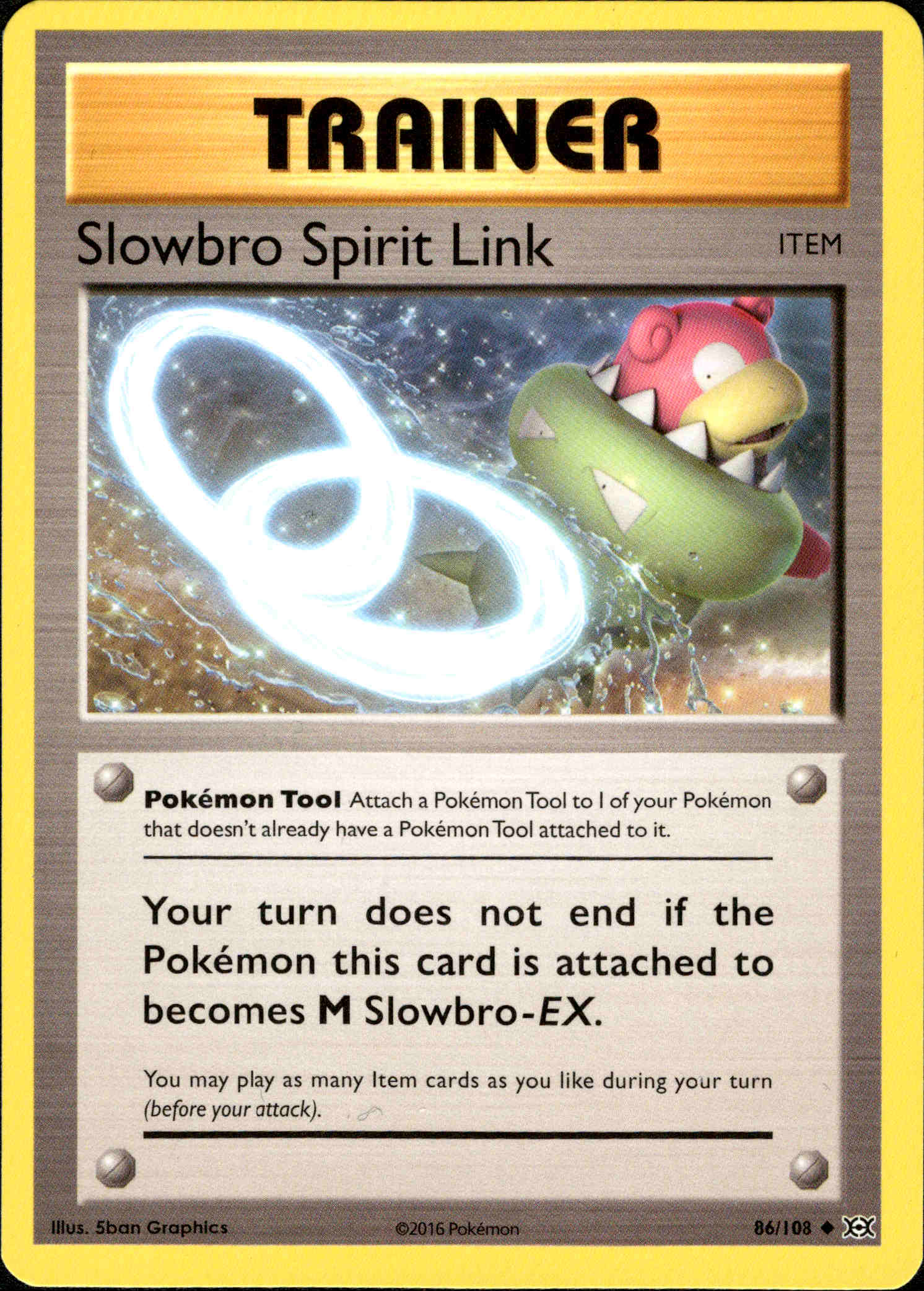 Slowbro Spirit Link - 86/108 - Evolutions - Card Cavern