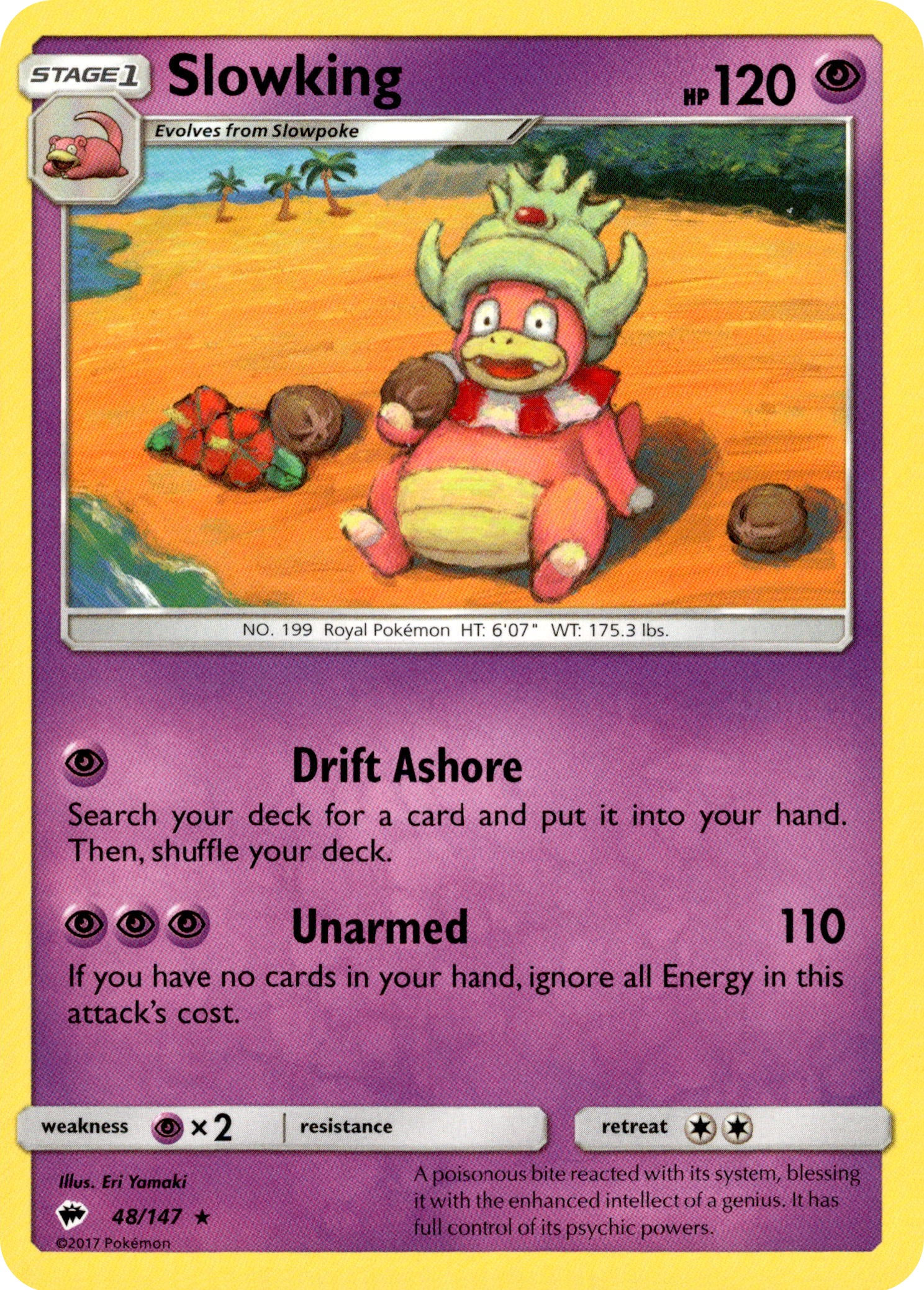 Slowking - 48/147 - Burning Shadows - Card Cavern
