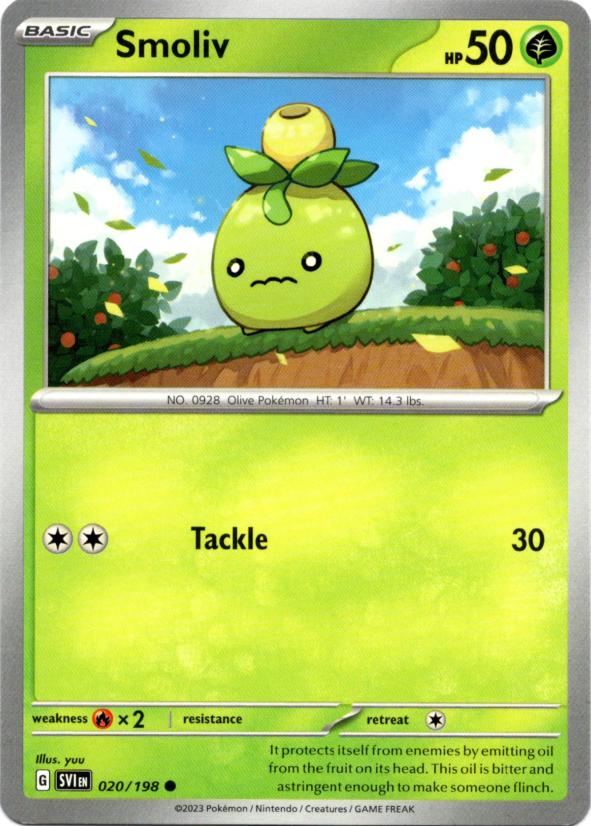 Smoliv - 020/198 - Scarlet & Violet - Card Cavern