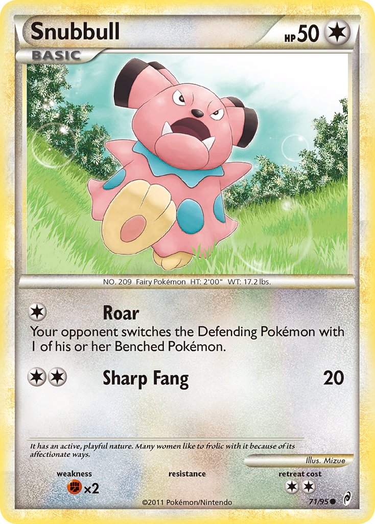 Snubbull - 71/95 - Call of Legends - Card Cavern