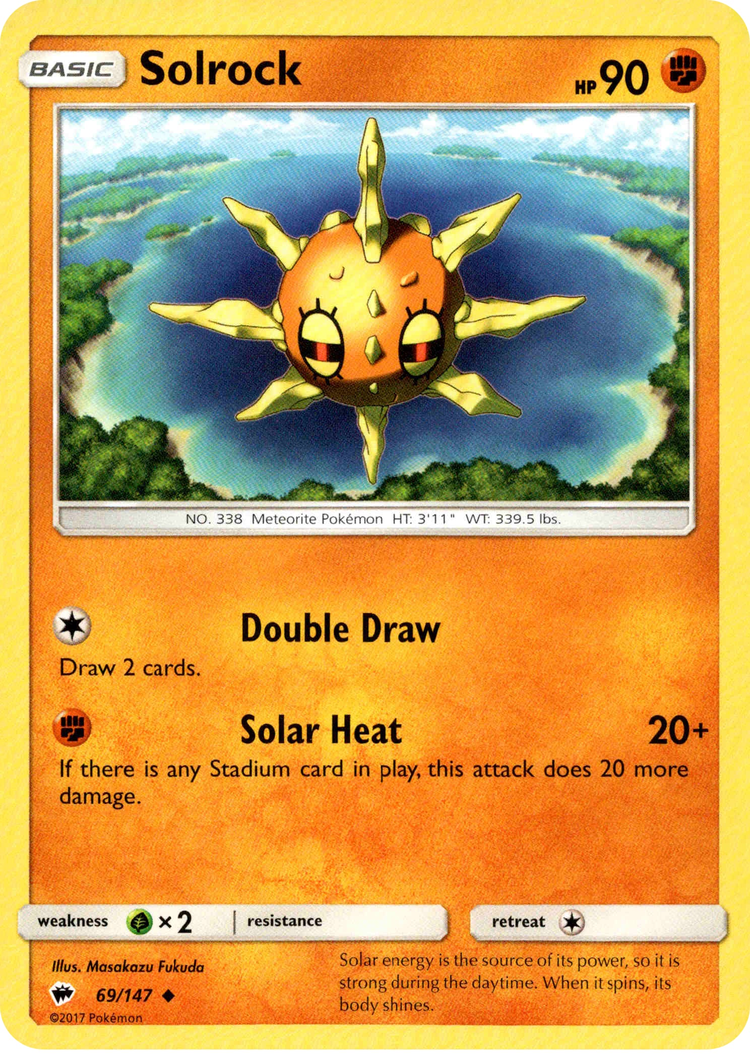 Solrock - 69/147 - Burning Shadows - Card Cavern