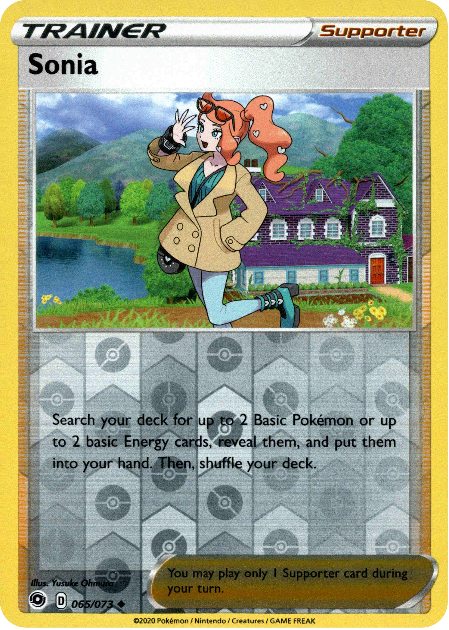 Sonia - 65/73 - Champion's Path - Reverse Holo - Card Cavern
