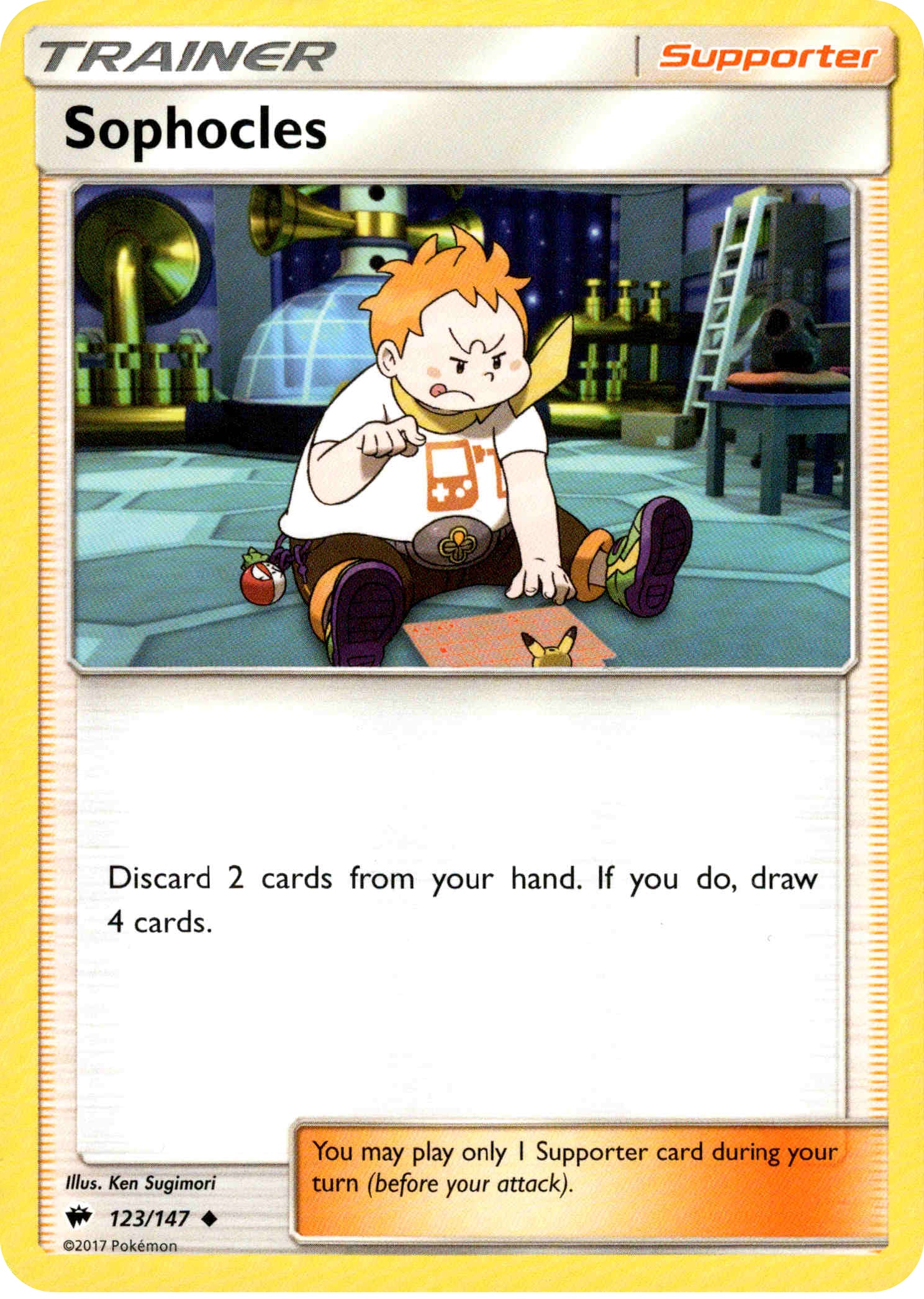 Sophocles - 123/147 - Burning Shadows - Card Cavern