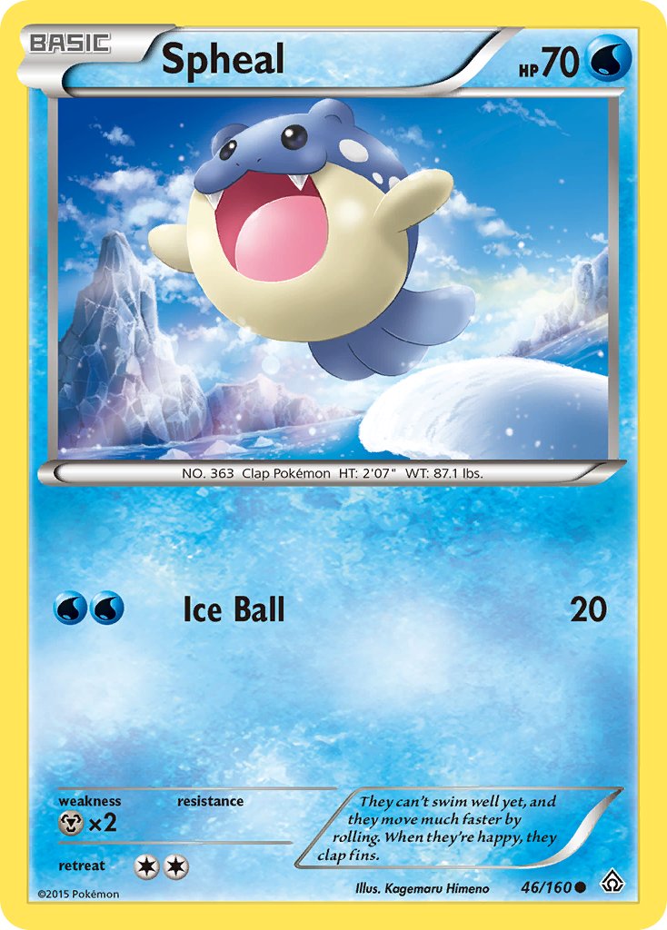 Spheal - 46/160 - Primal Clash - Card Cavern