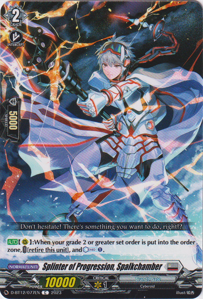 Splinter of Progression, Spalkchamber - D-BT12/077EN - Evenfall Onslaught - Card Cavern