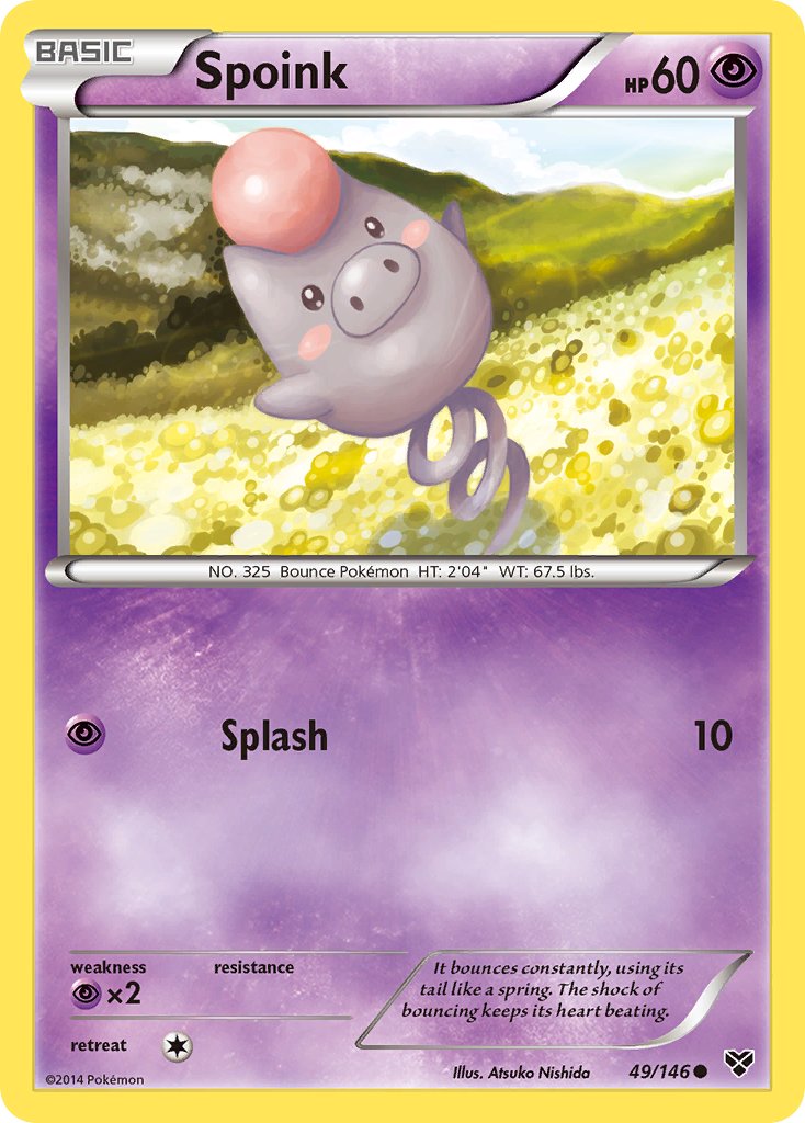 Spoink - 49/146 - XY Base - Card Cavern