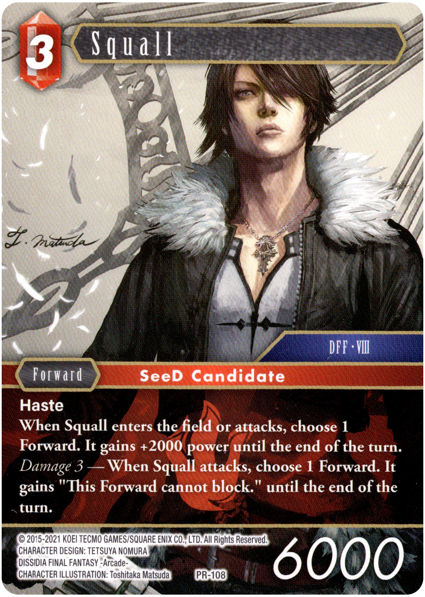 Squall - PR-108 - Final Fantasy Promo - Card Cavern