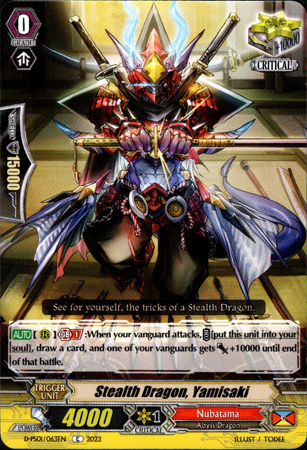 Stealth Dragon, Yamisaki - D-PS01/063EN - P Clan Collection 2022 - Card Cavern