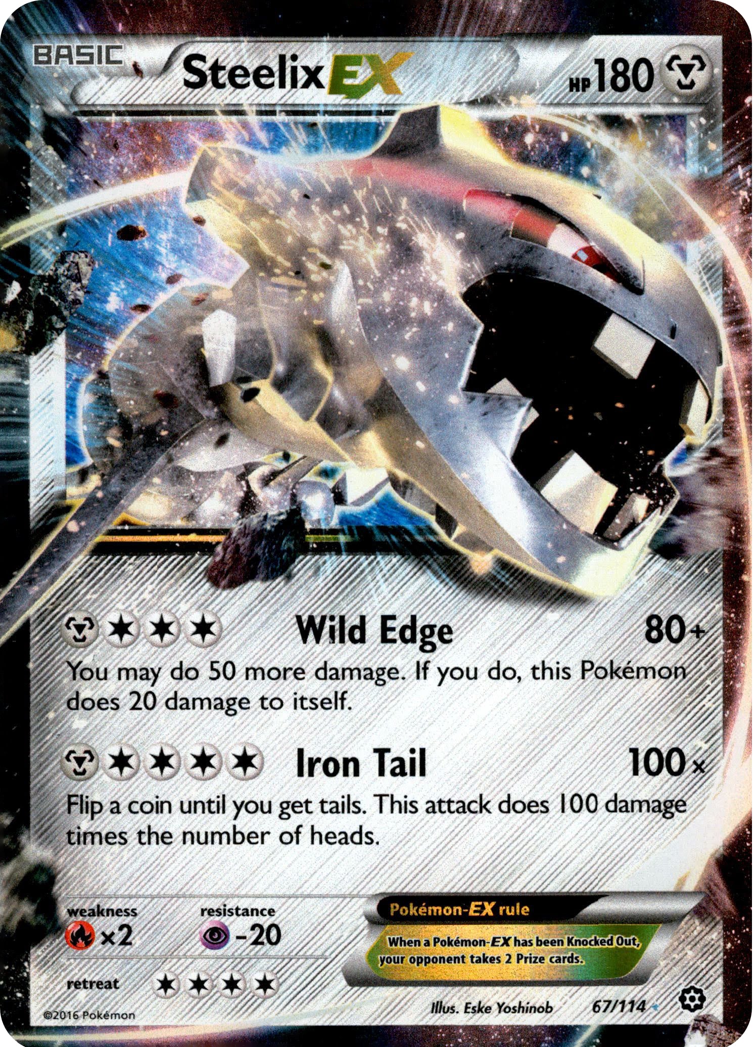 Steelix EX - 67/114 - Steam Siege - Holo - Card Cavern