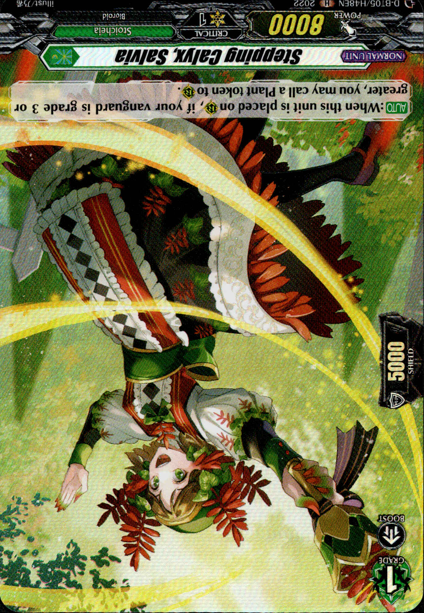 Stepping Calyx, Salvia - D-BT05/H48 - Triumphant Return of the Brave Heroes - Card Cavern