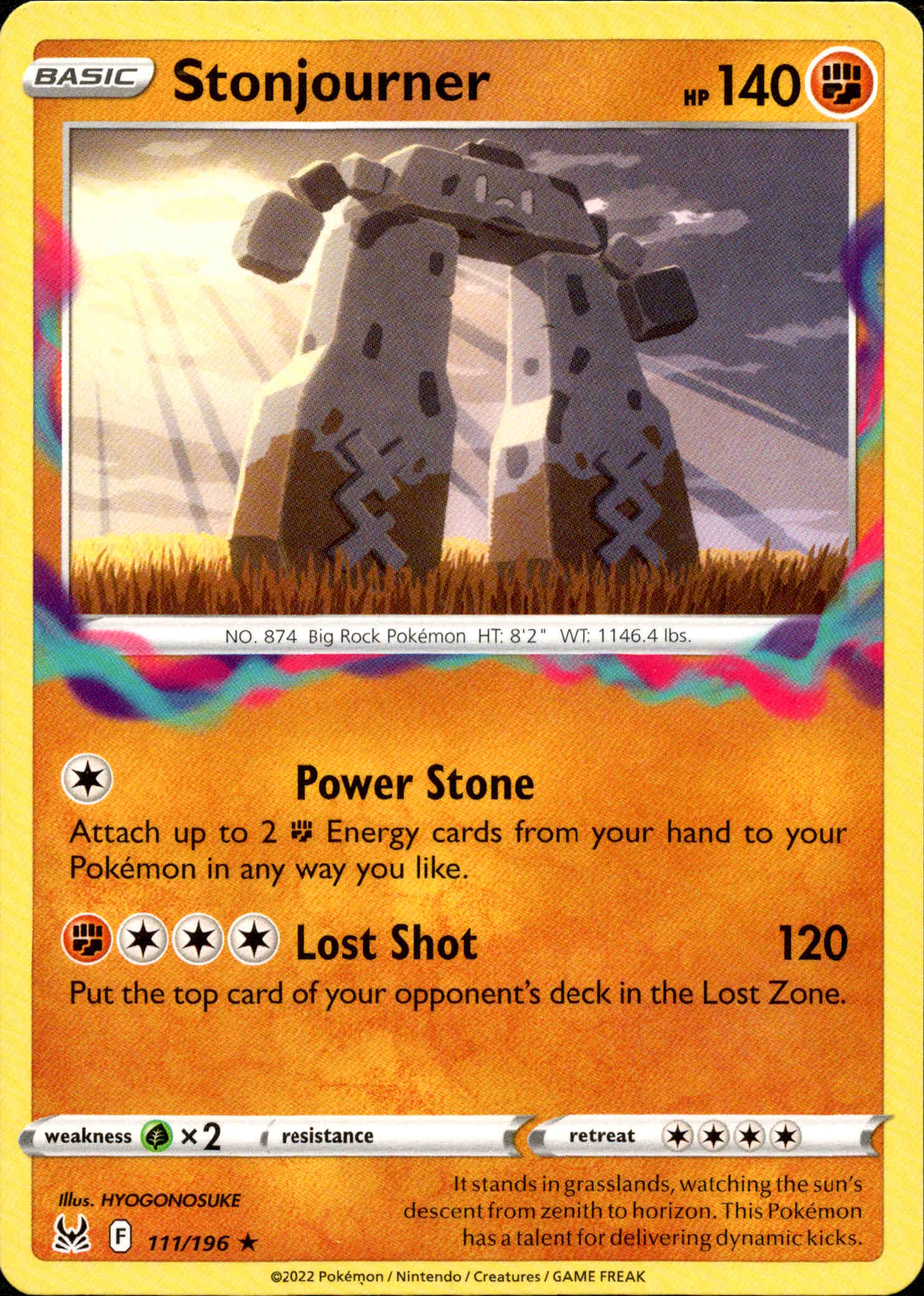 Stonjourner - 111/196 - Lost Origin - Card Cavern
