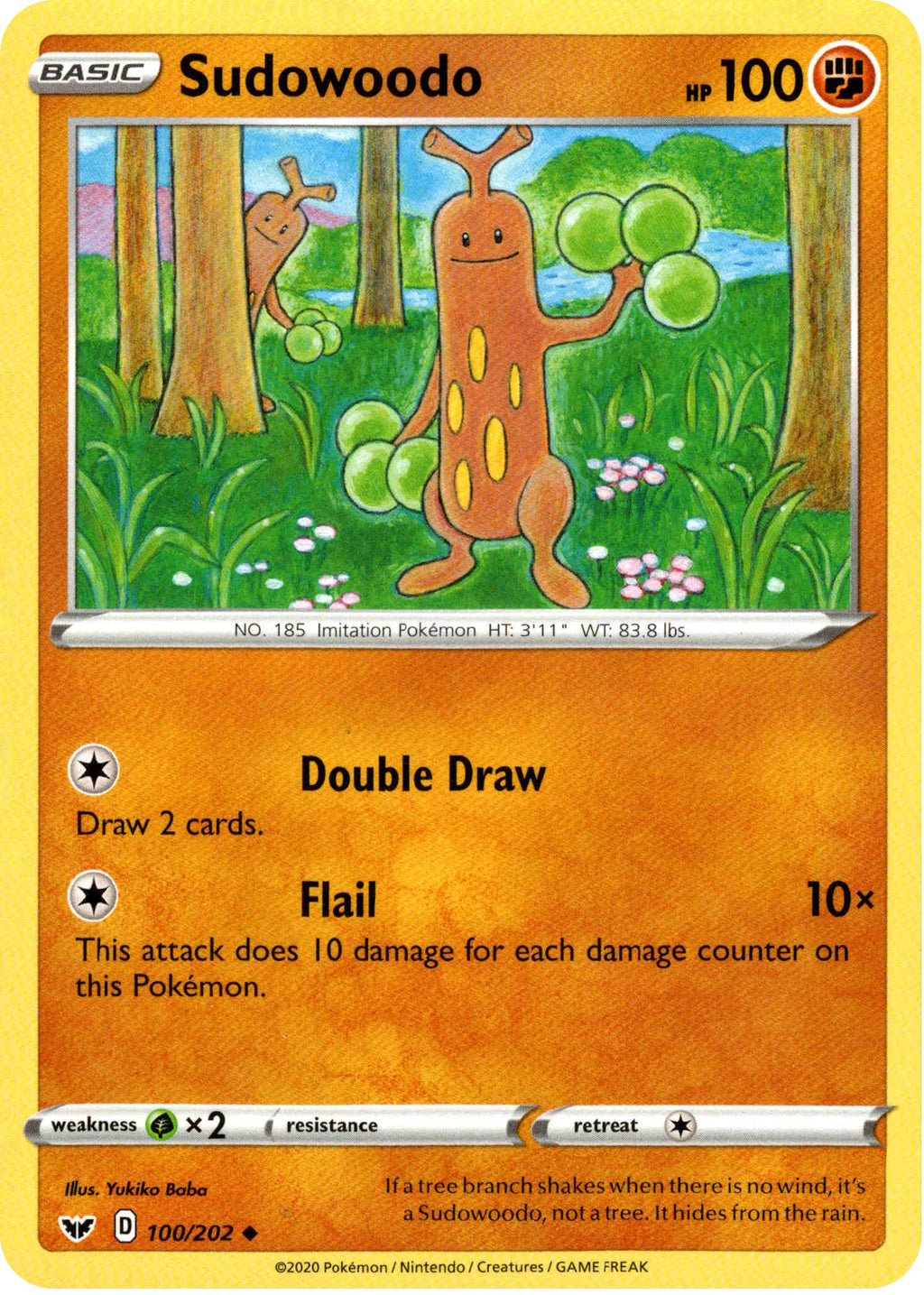 Sudowoodo - 100/202