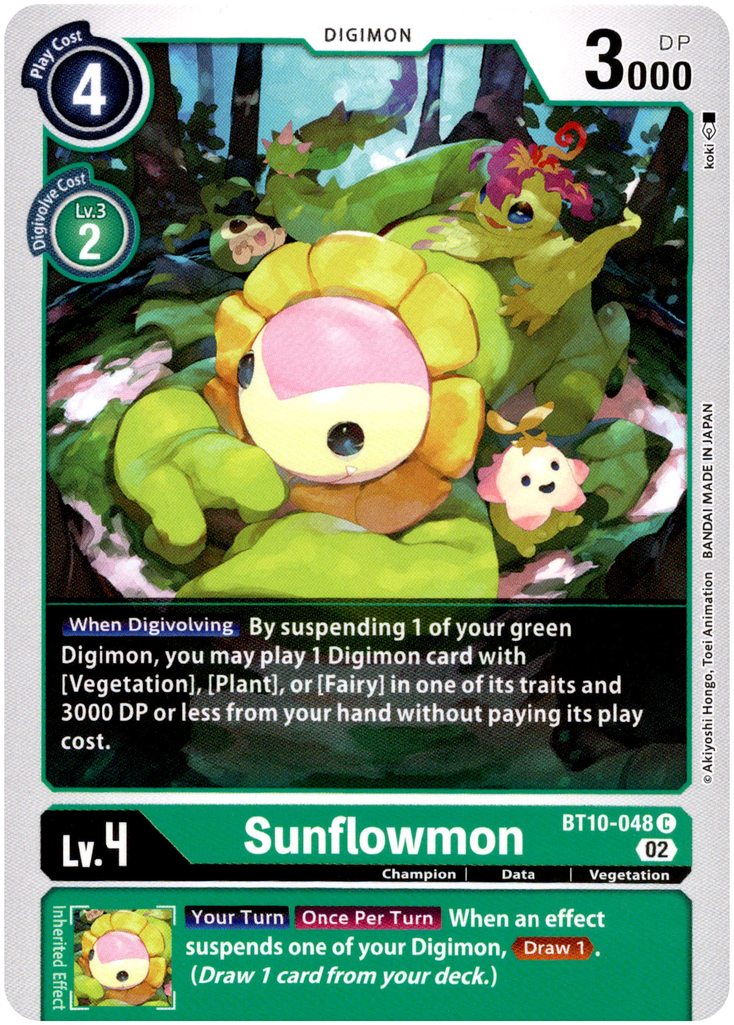 Sunflowmon - BT10-048 U - Xros Encounter - Card Cavern