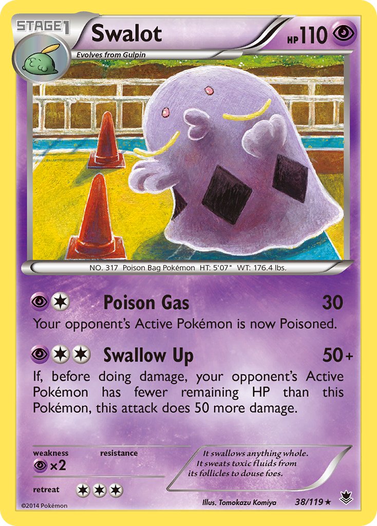 Swalot - 38/119 - Phantom Forces - Card Cavern