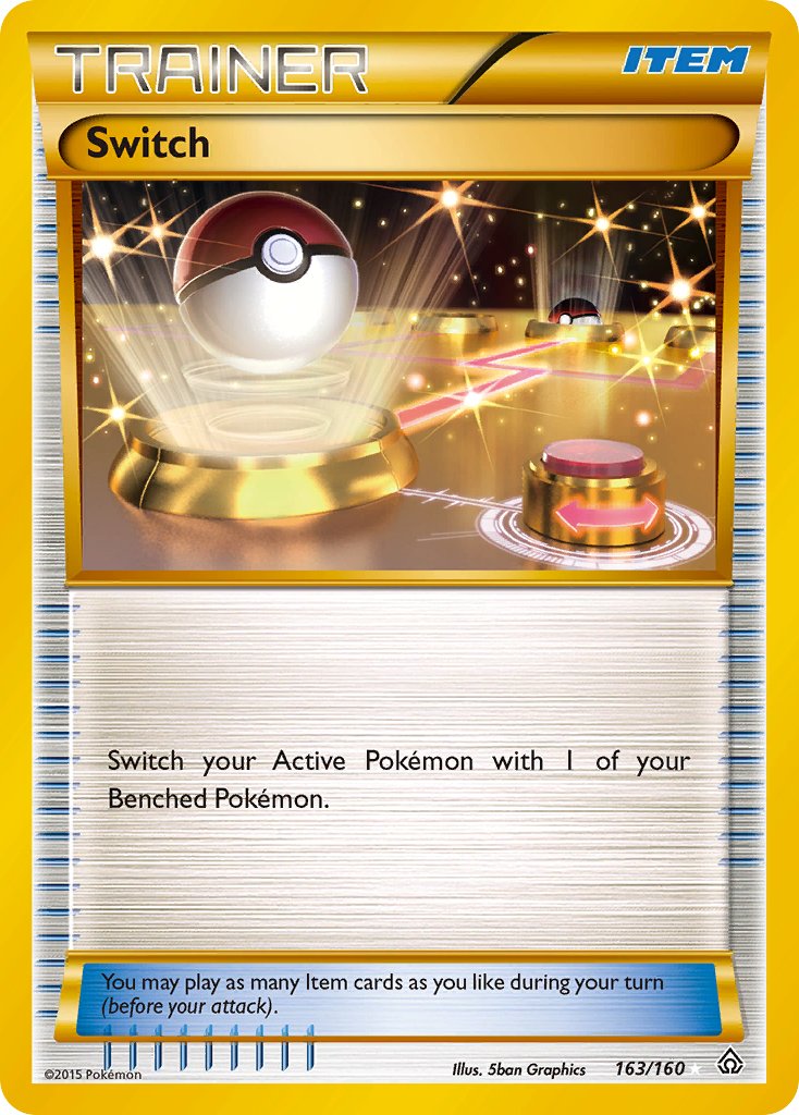 Switch Secret Rare - 163/160 - Primal Clash - Holo - Card Cavern