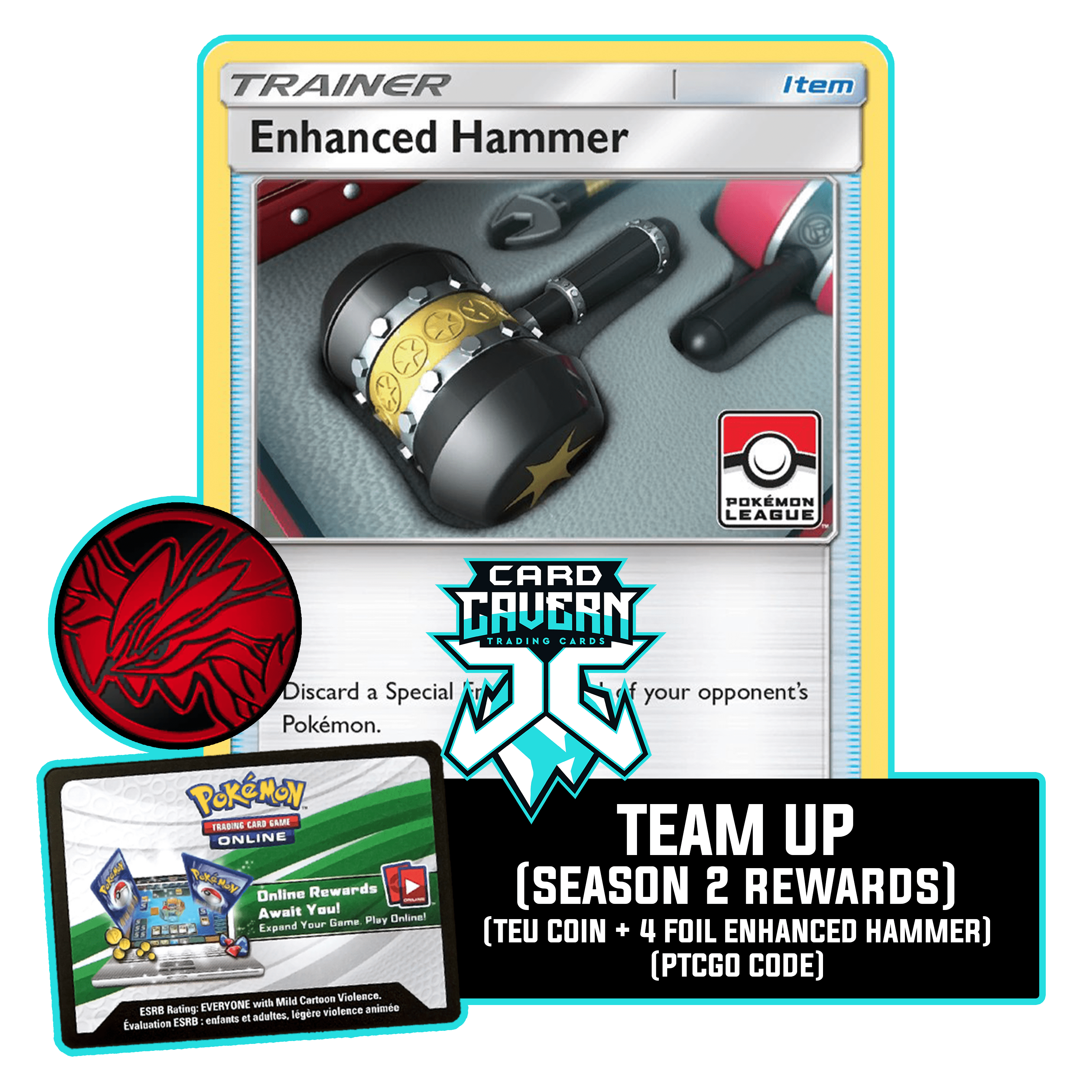 Team Up Season 2 PTCGO Code - Card Cavern
